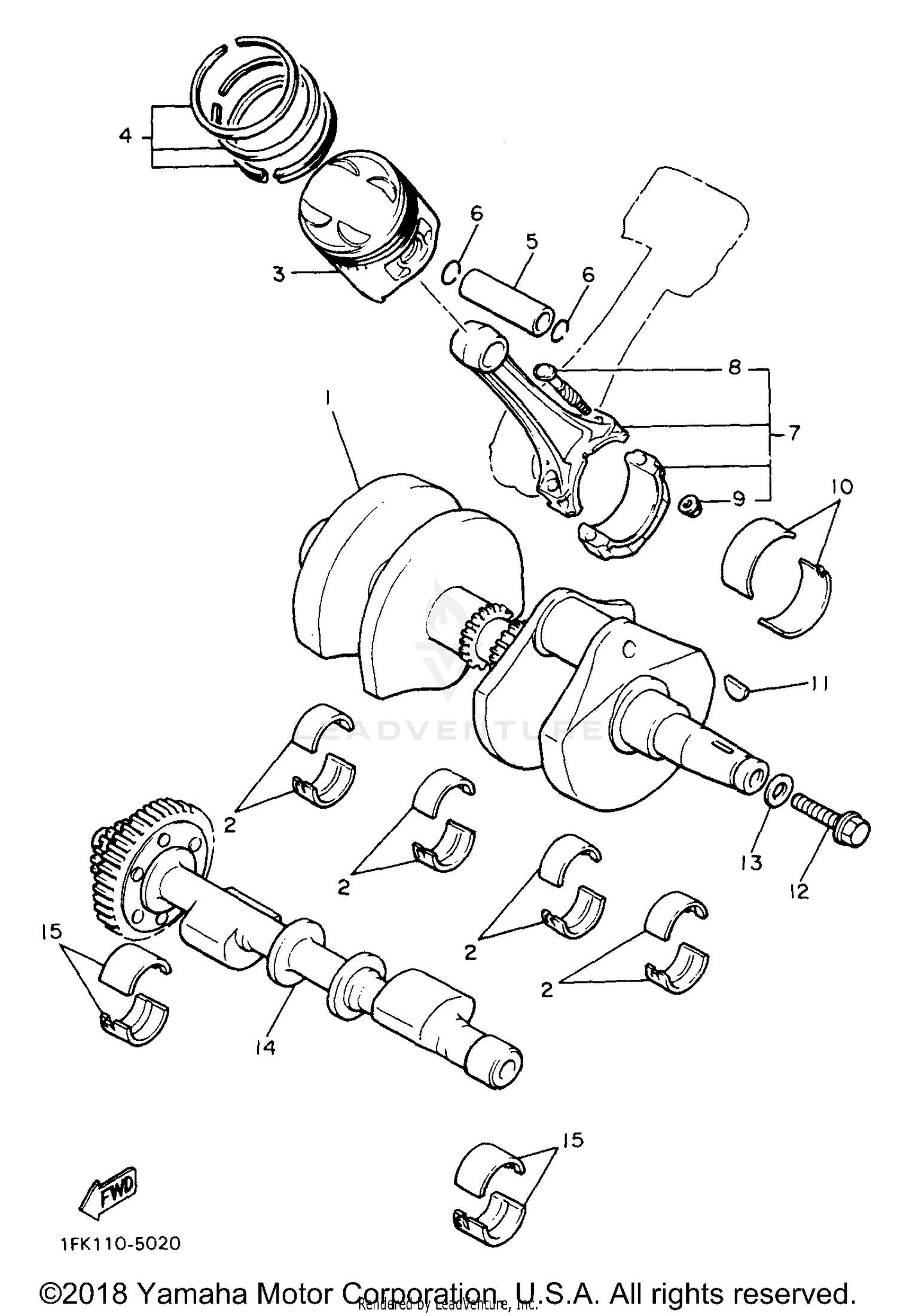 CRANKSHAFT PISTON