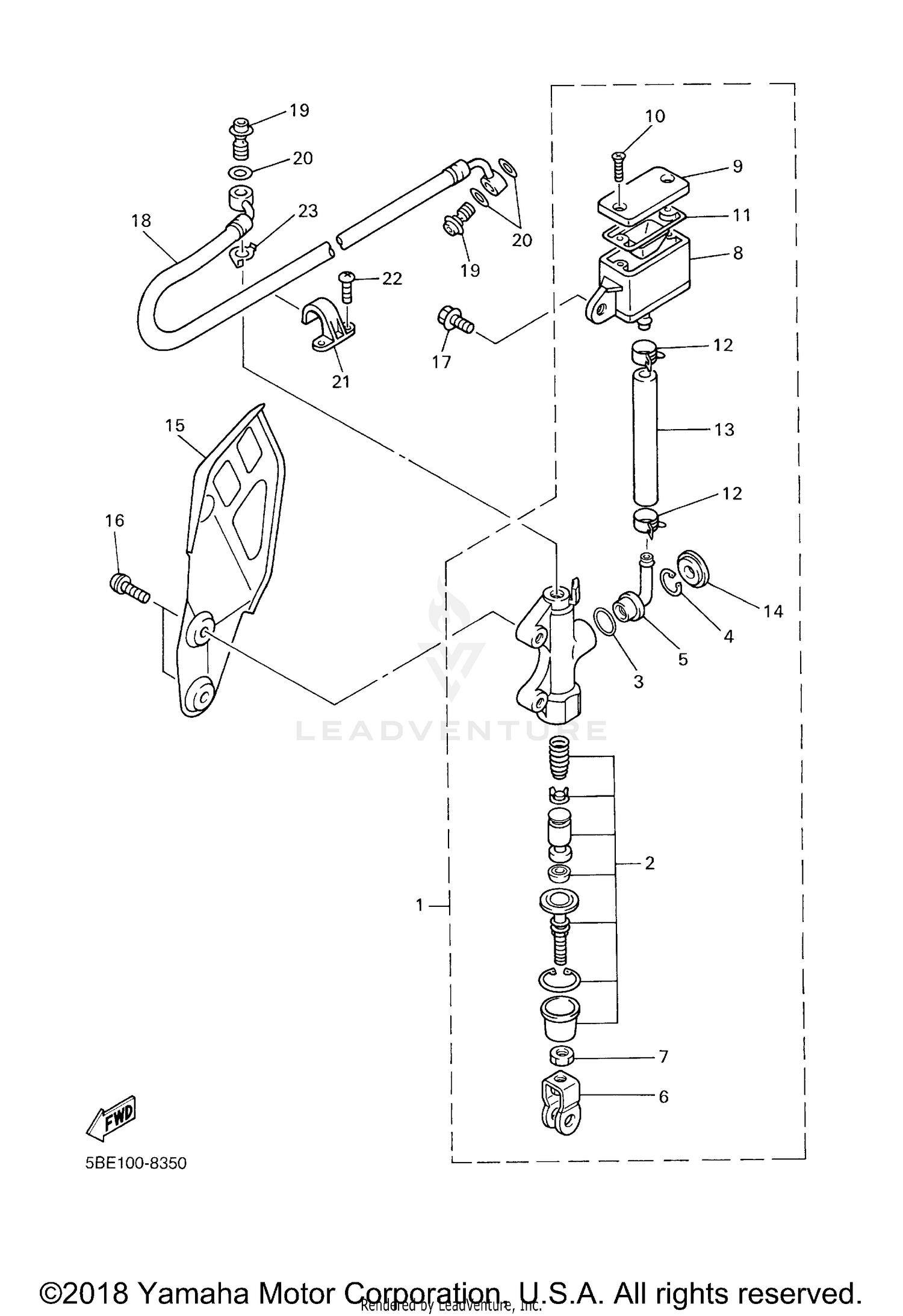 REAR MASTER CYLINDER