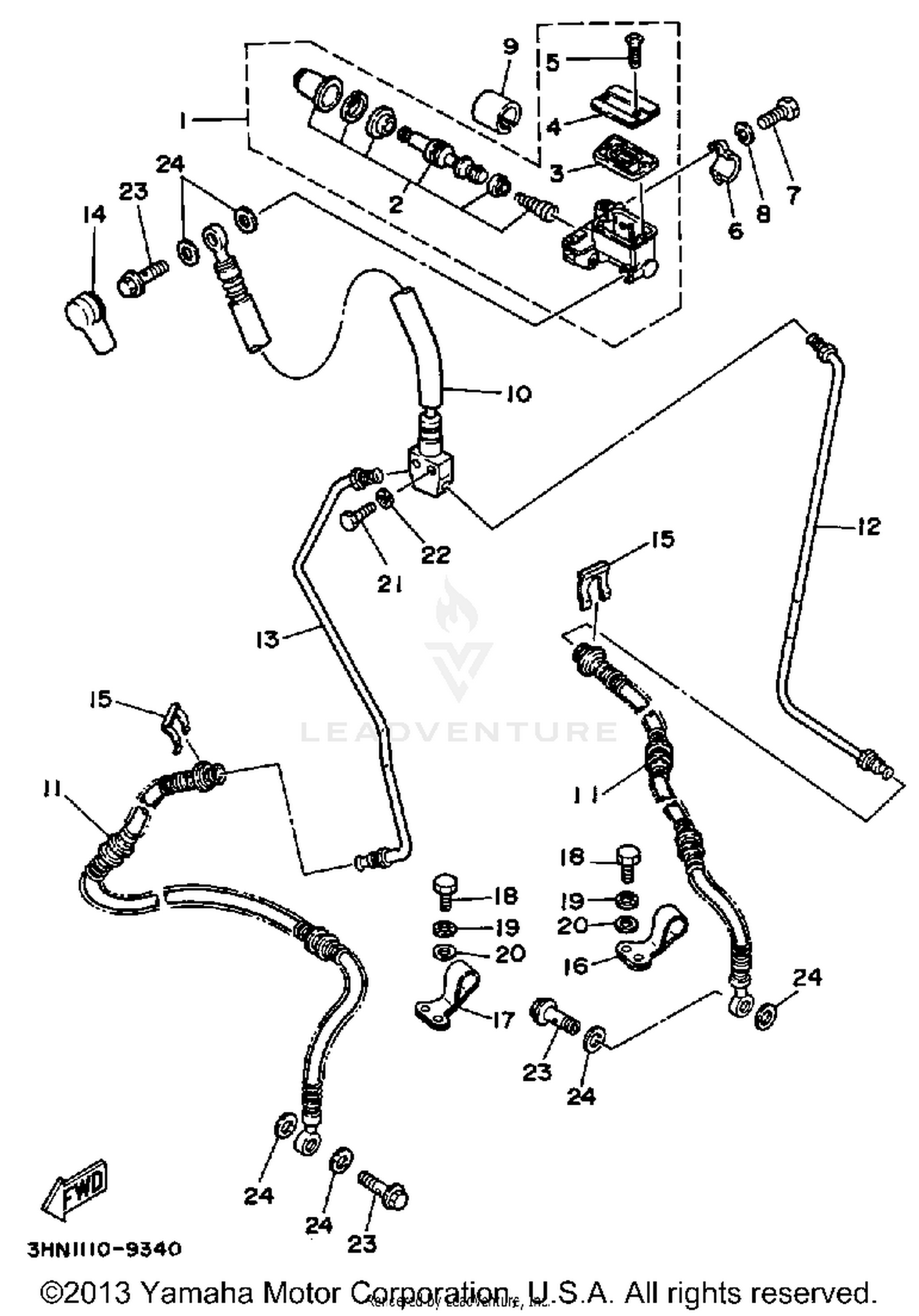 FRONT MASTER CYLINDER