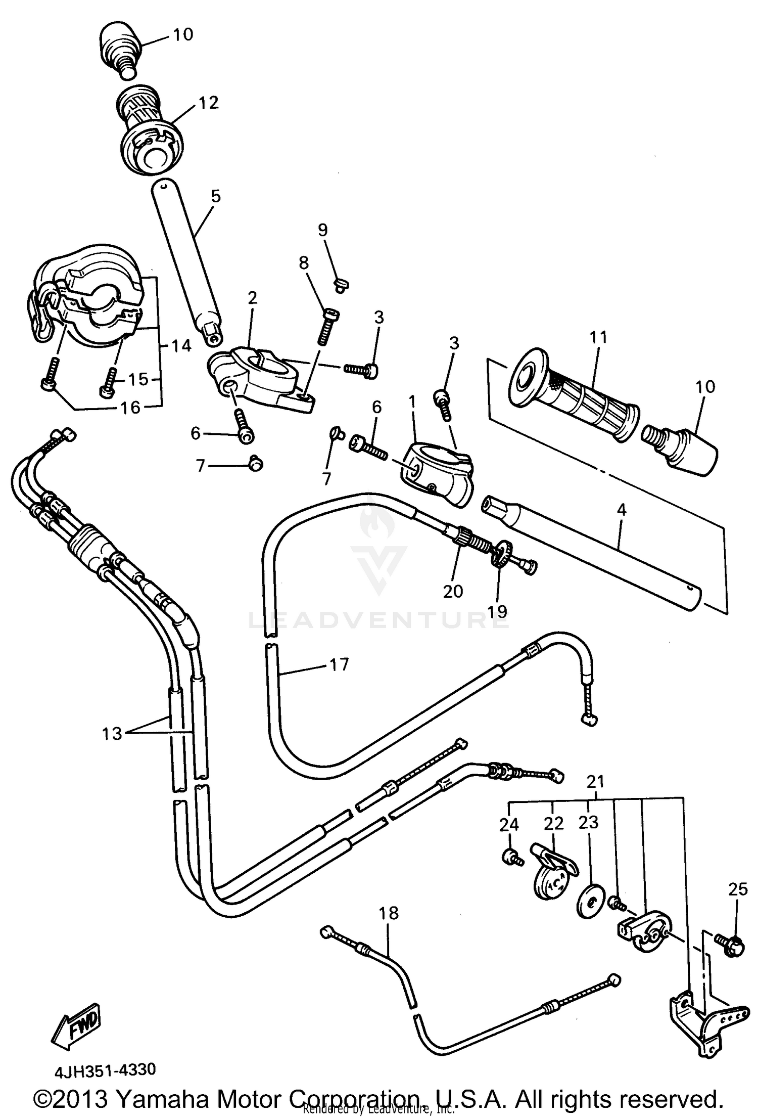 STEERING HANDLE