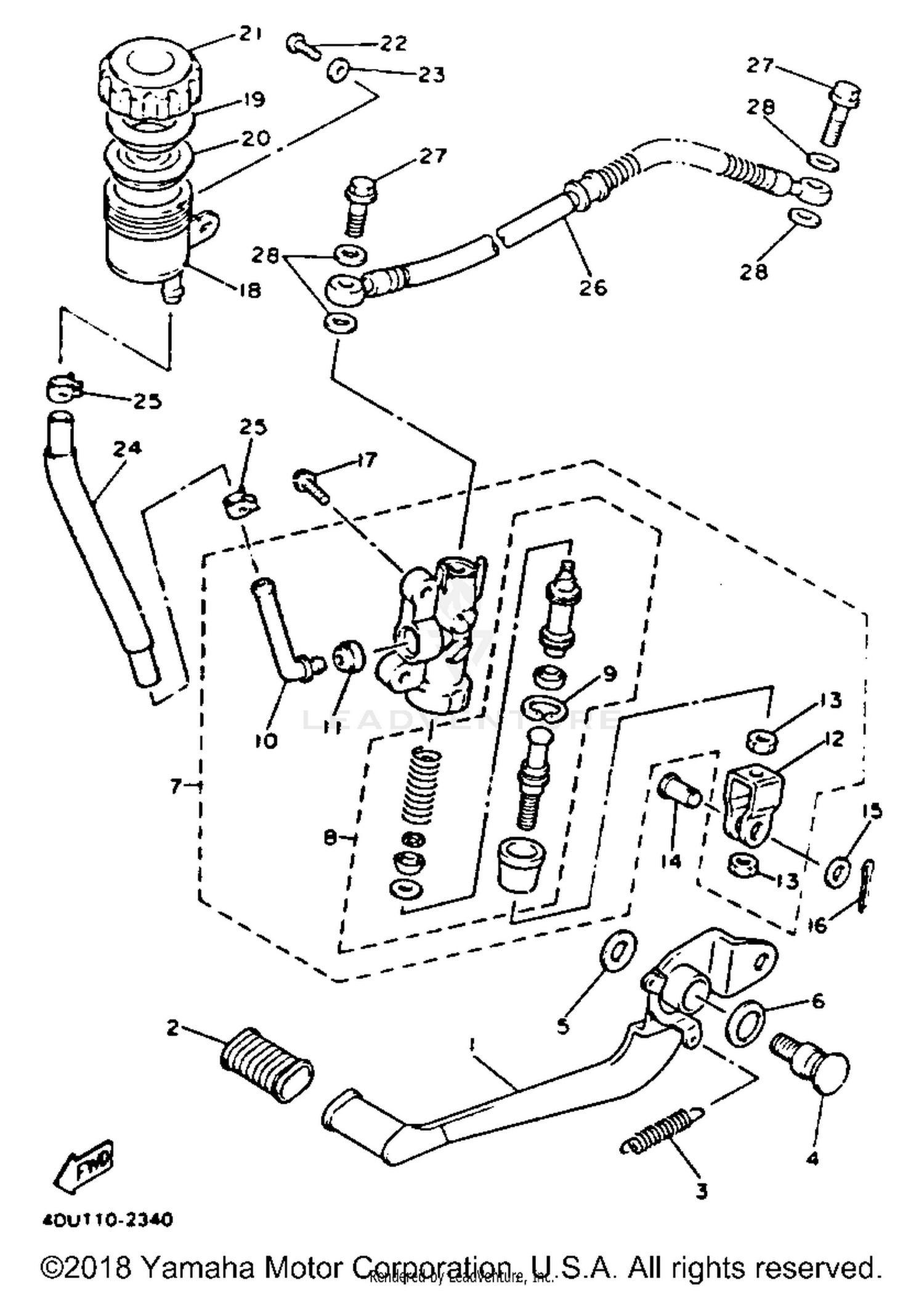 REAR MASTER CYLINDER