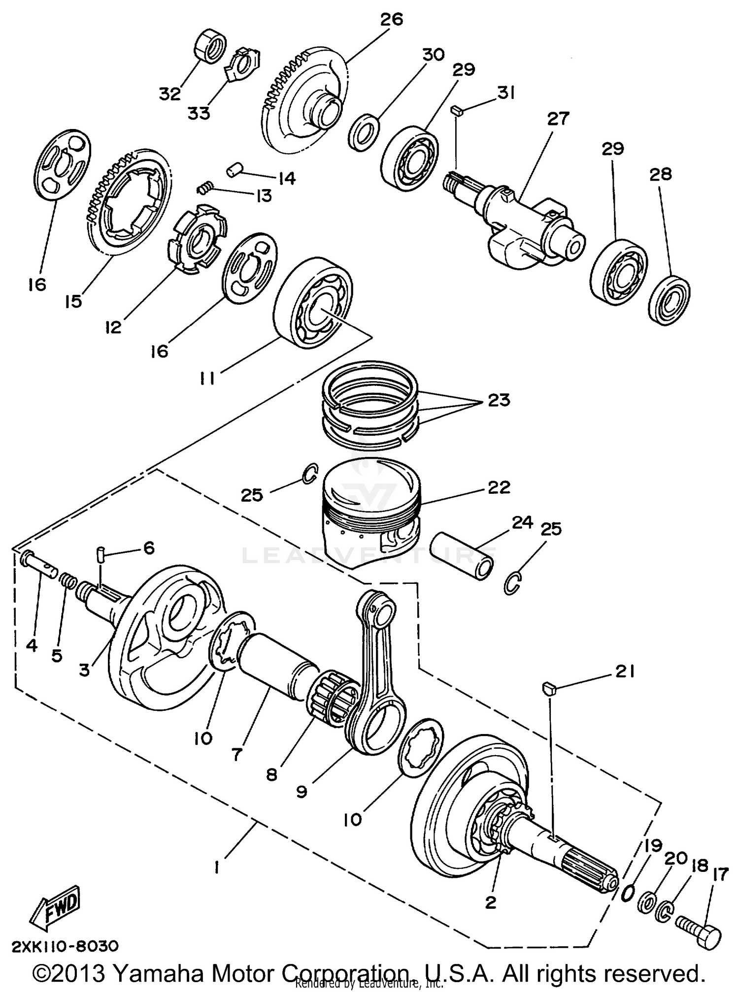 CRANKSHAFT PISTON