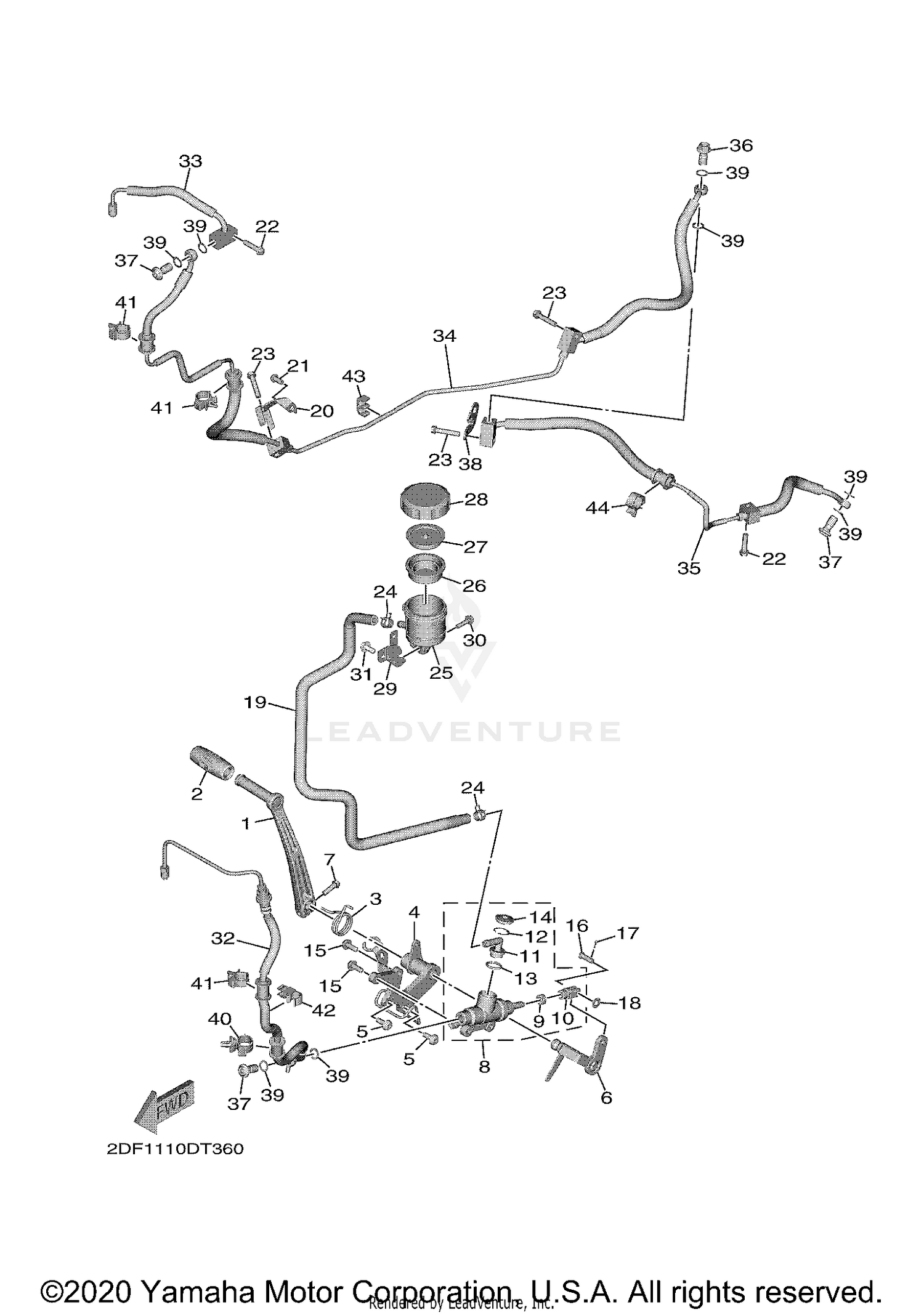 REAR MASTER CYLINDER