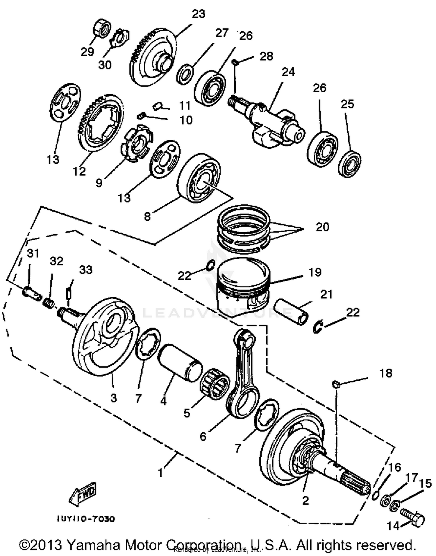 CRANKSHAFT PISTON