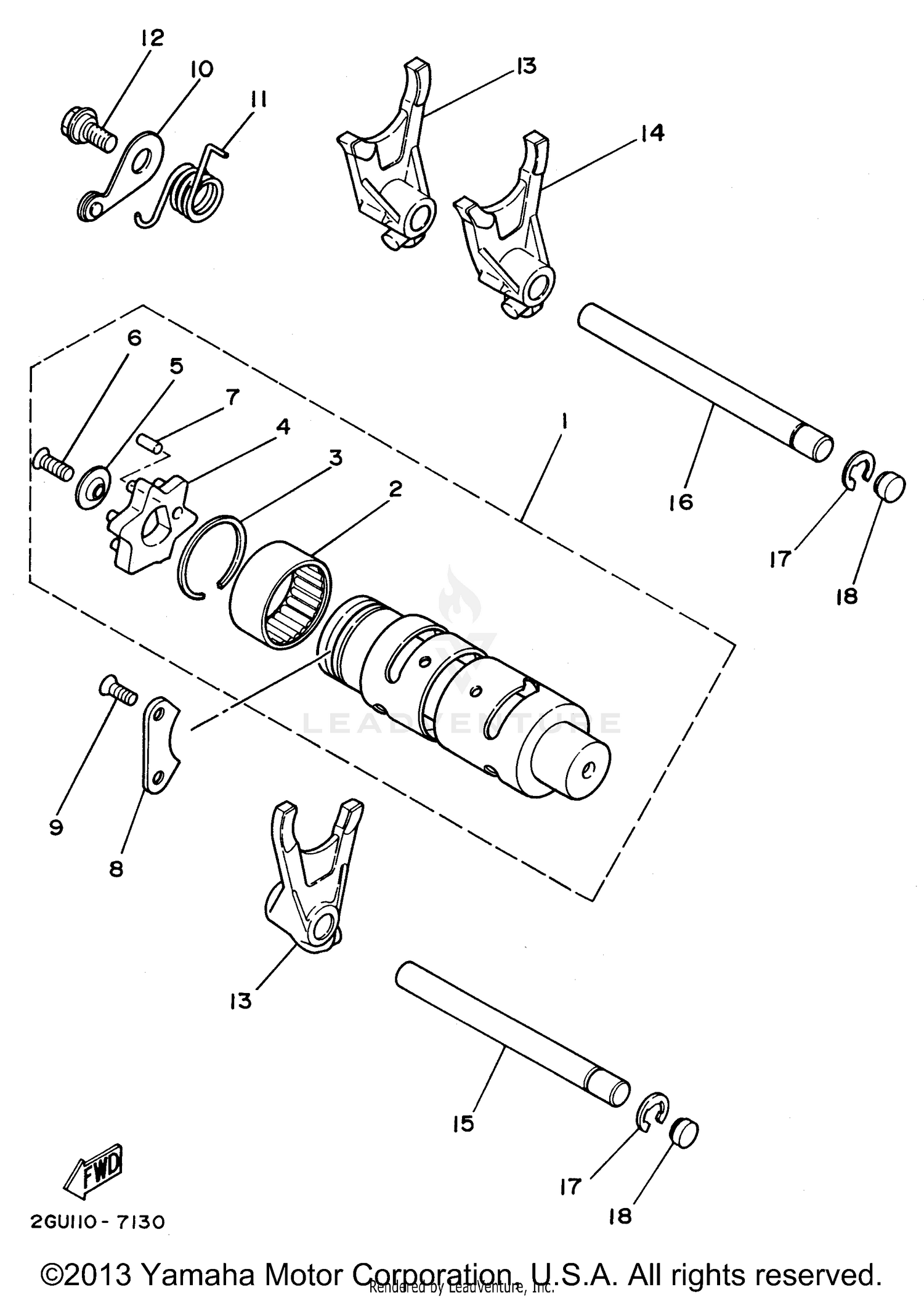 SHIFT CAM - SHIFT FORK