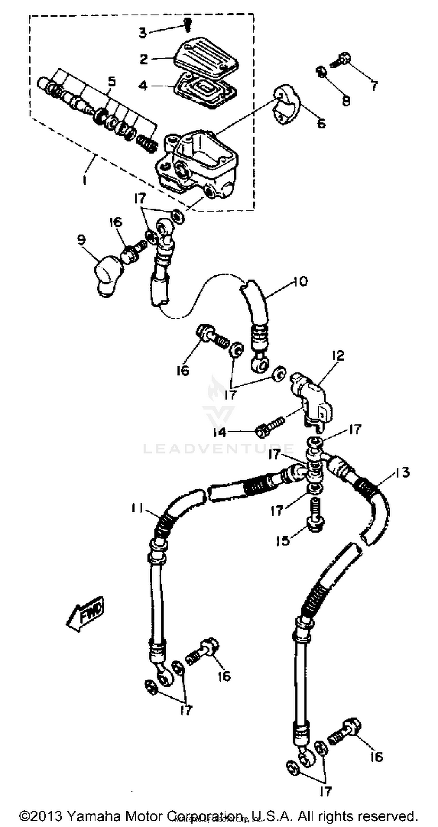FRONT MASTER CYLINDER