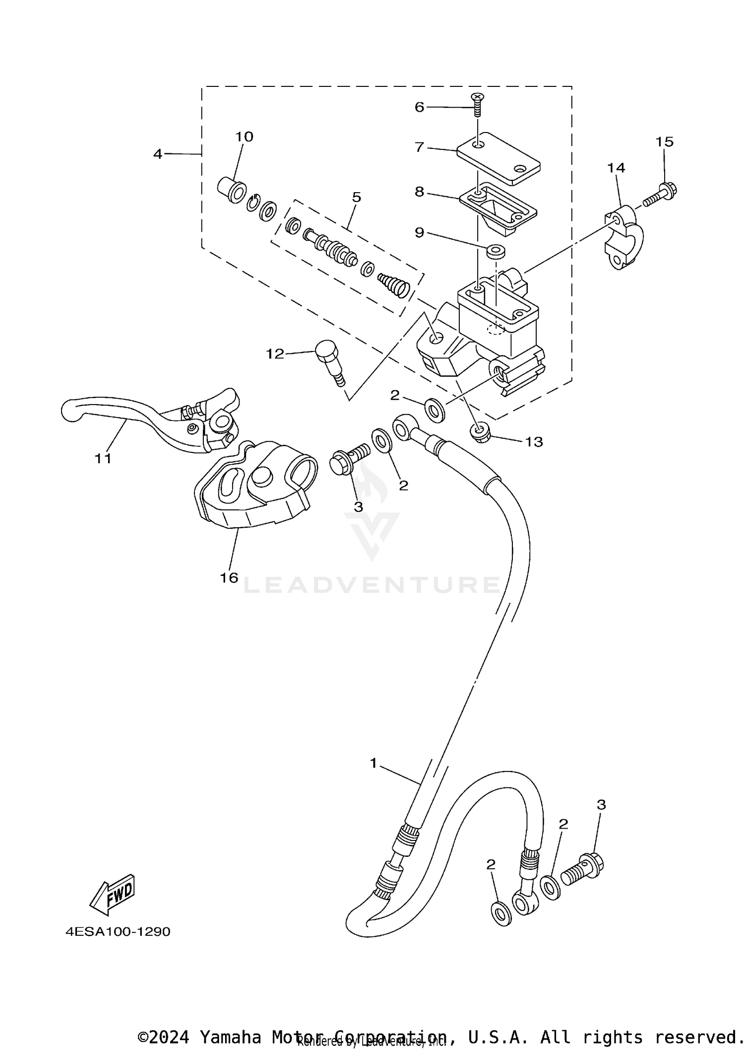 FRONT MASTER CYLINDER