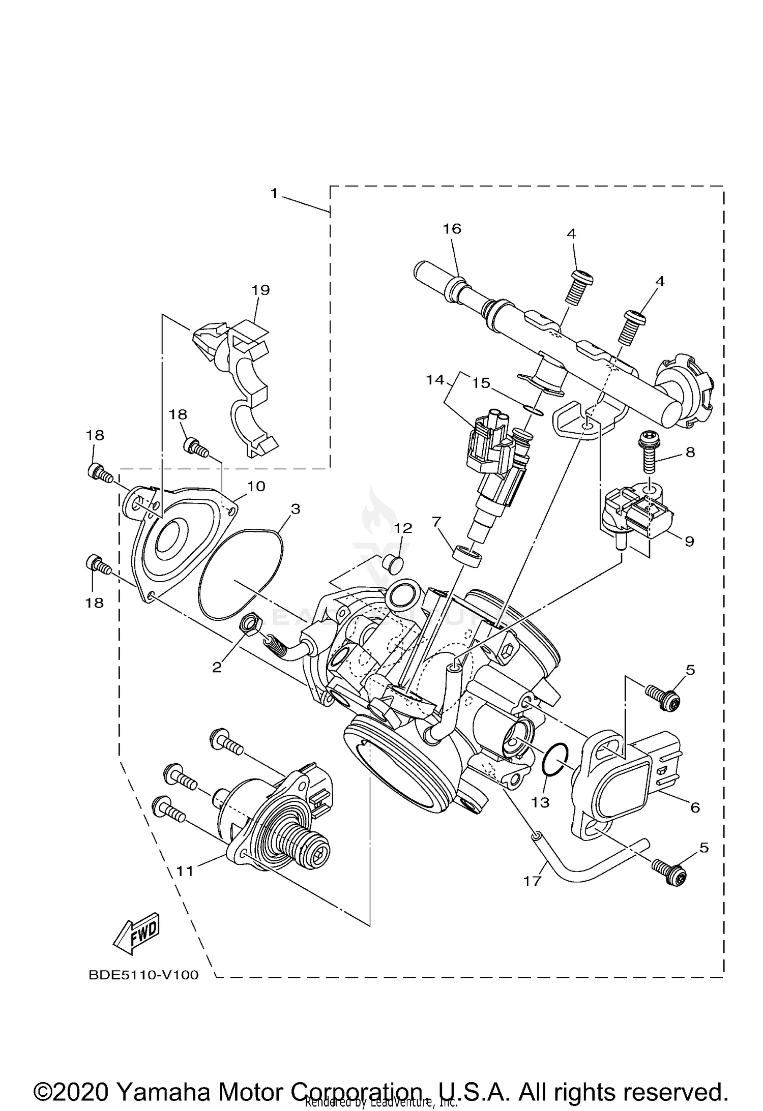 THROTTLE BODY ASSY 1