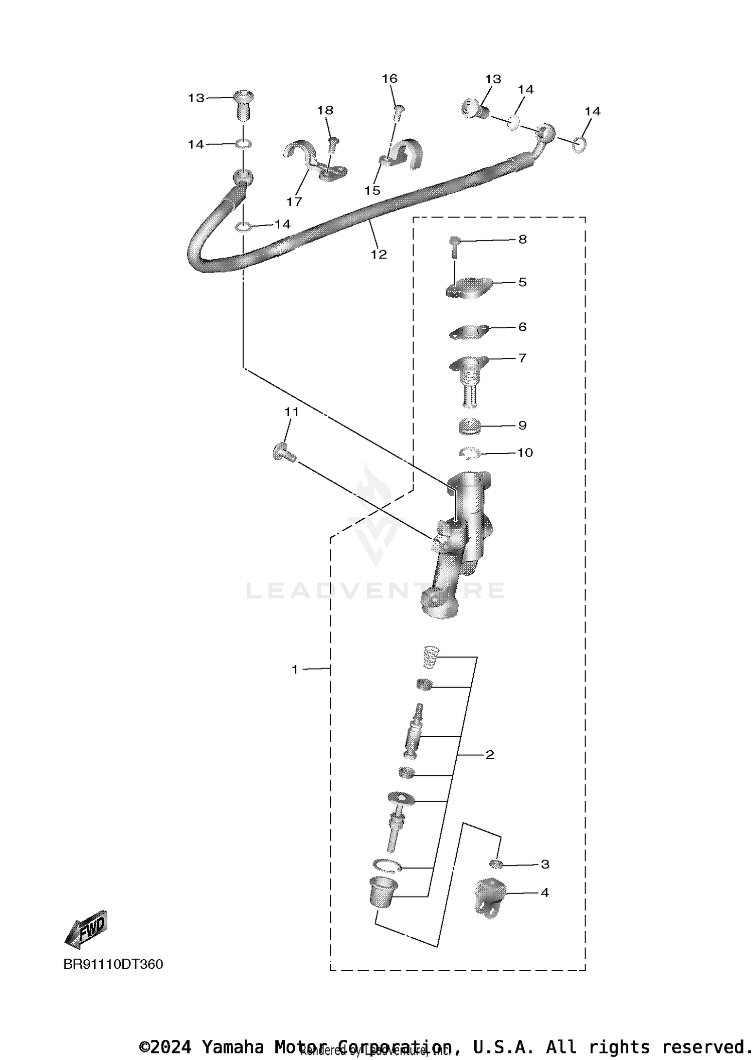 REAR MASTER CYLINDER