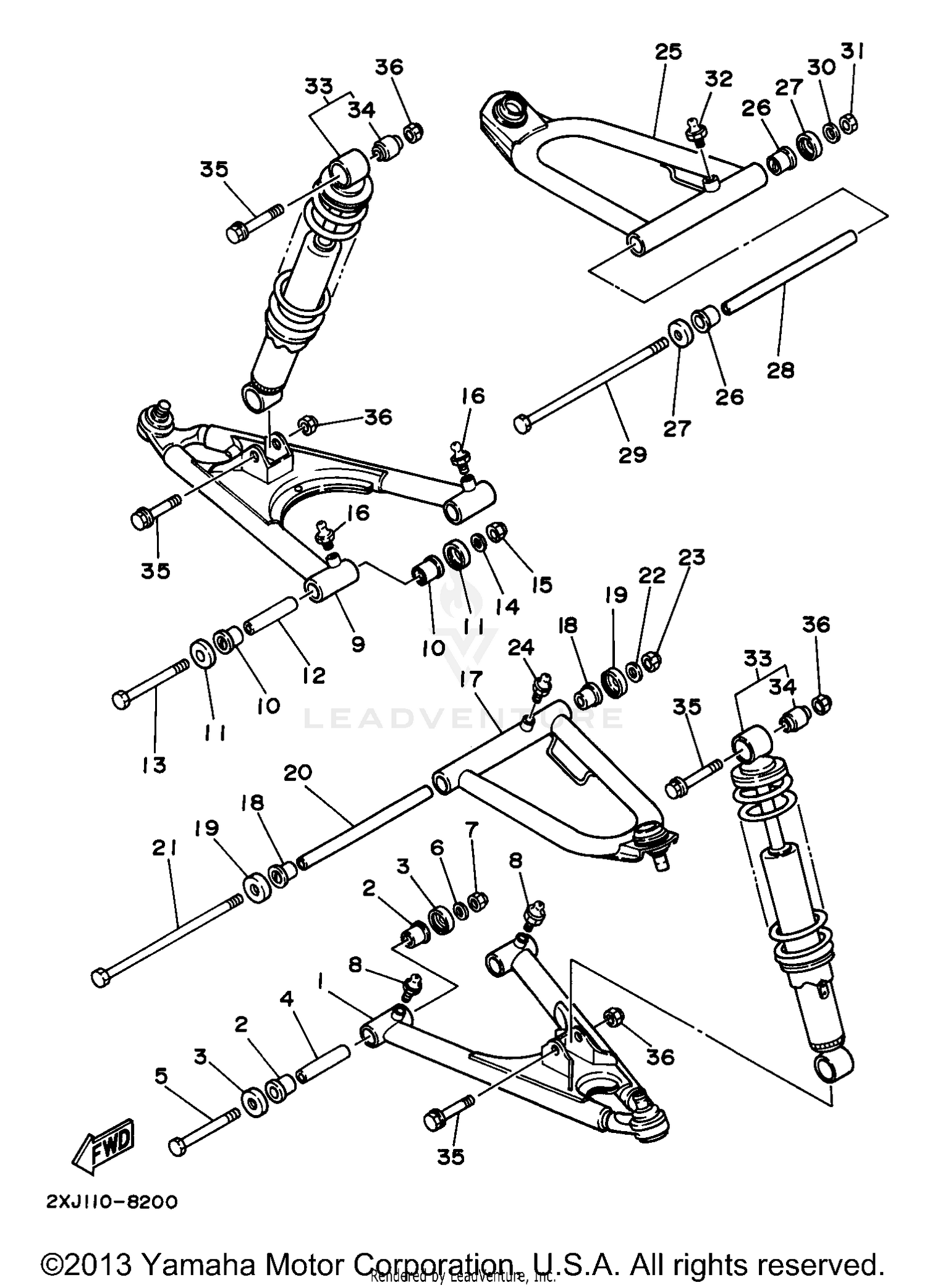 FRONT SUSPENSION WHEEL