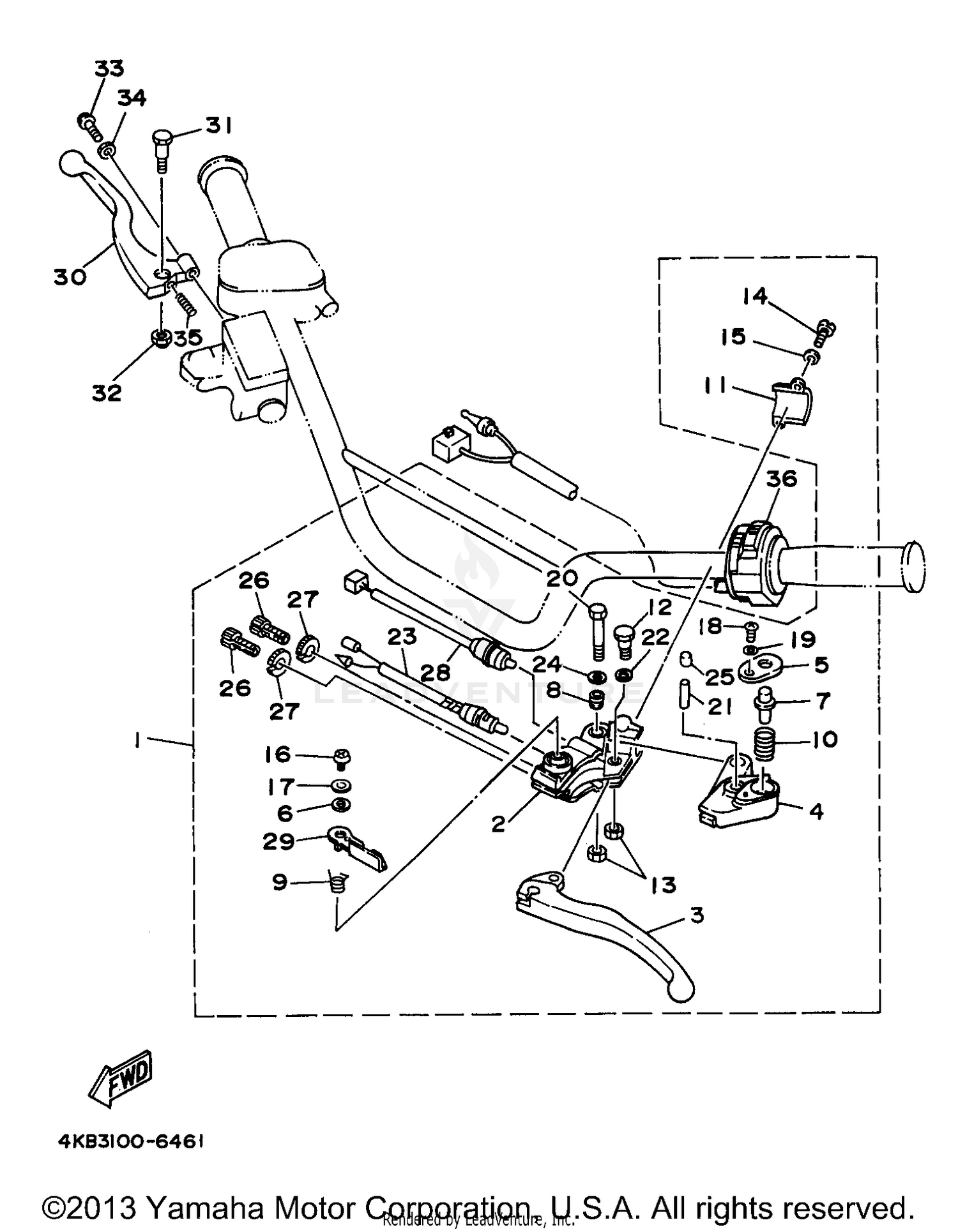 HANDLE SWITCH - LEVER