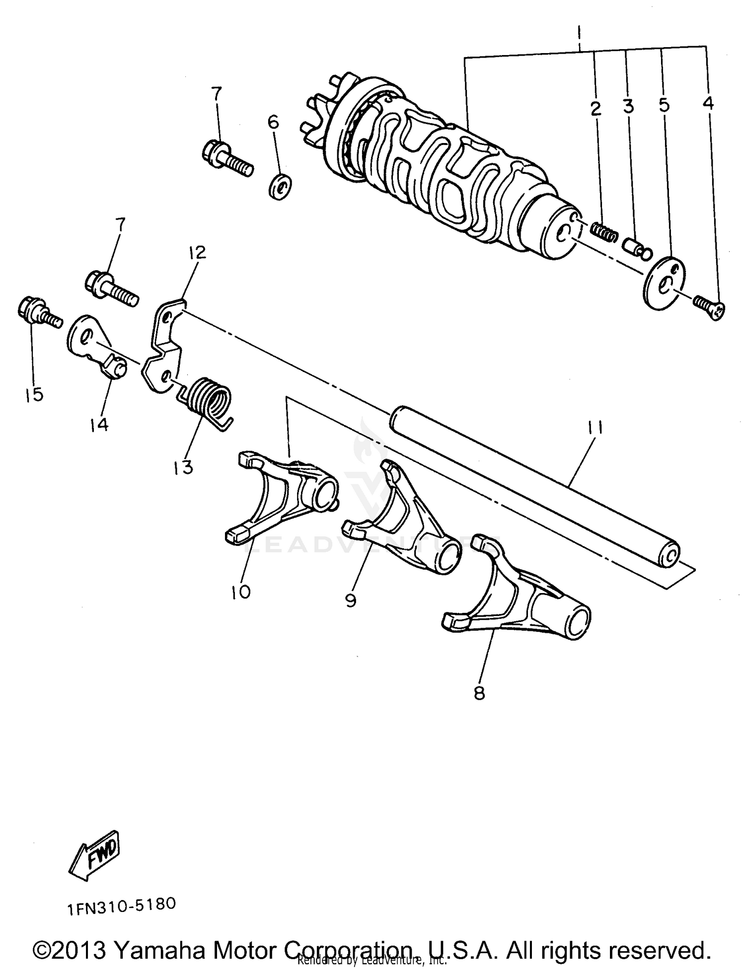 SHIFT CAM SHIFT FORK