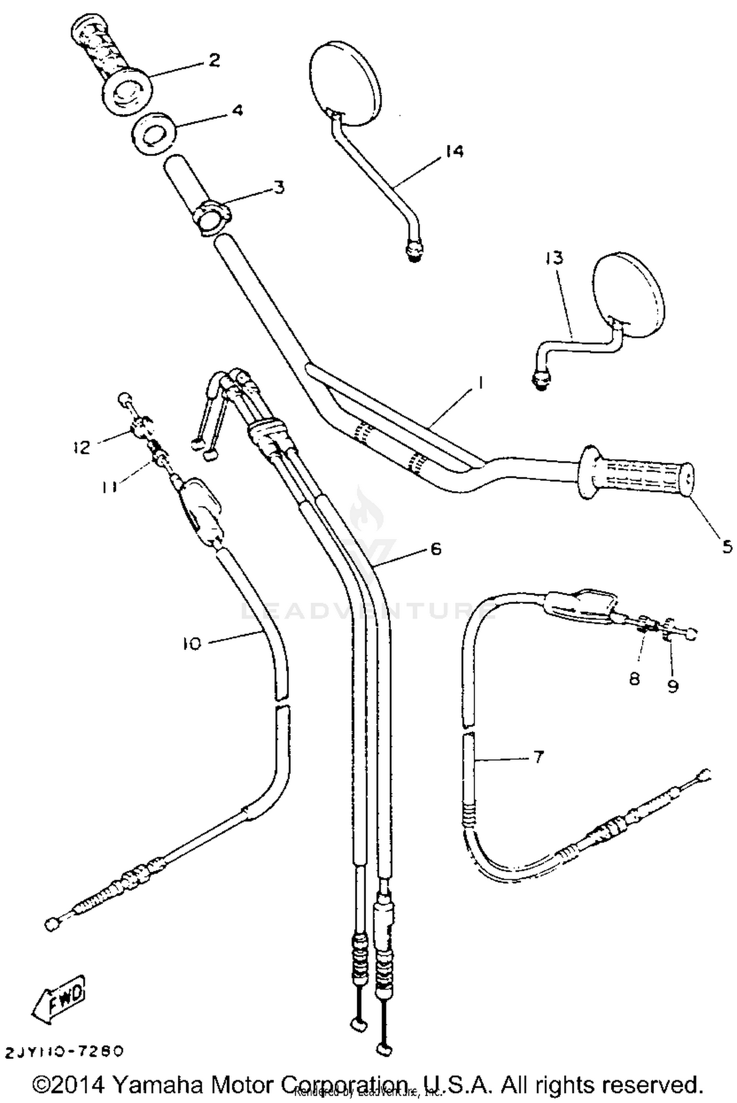 HANDLEBAR CABLE
