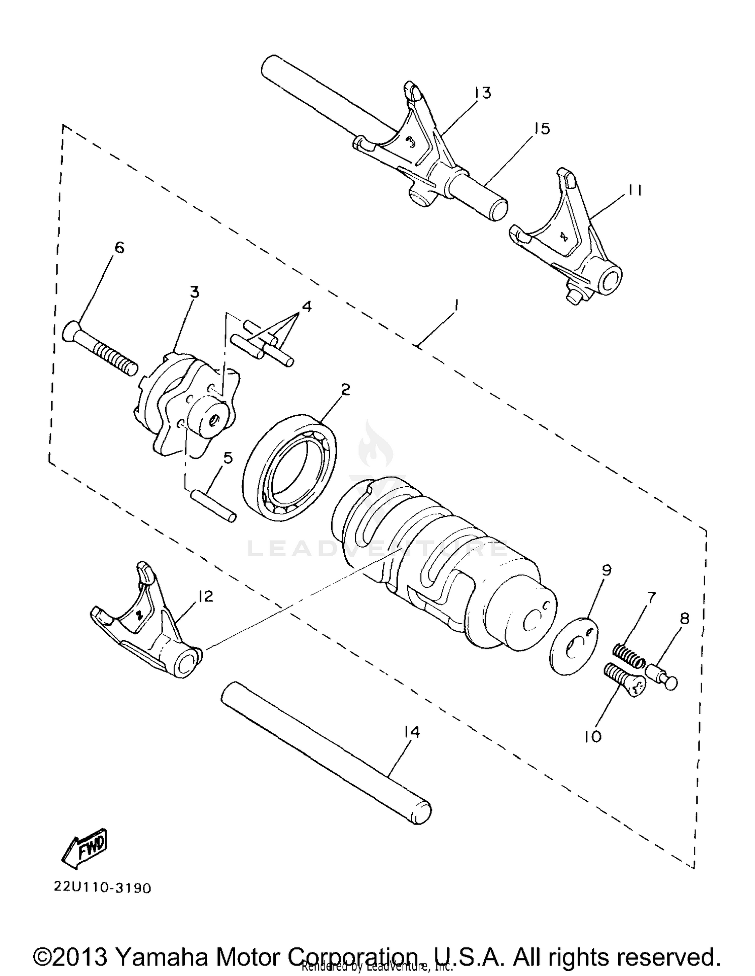 SHIFT CAM SHIFT FORK