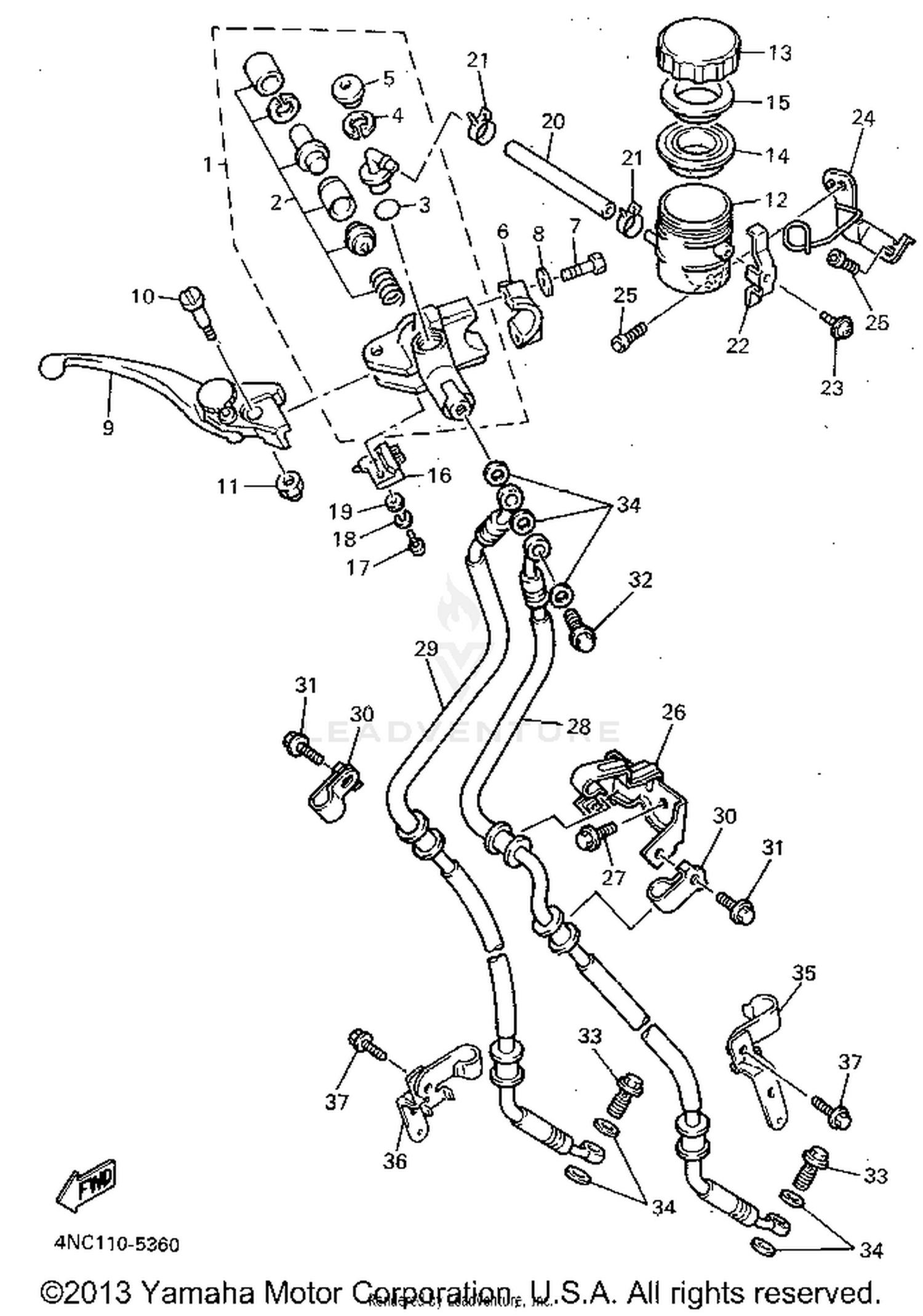 FRONT MASTER CYLINDER