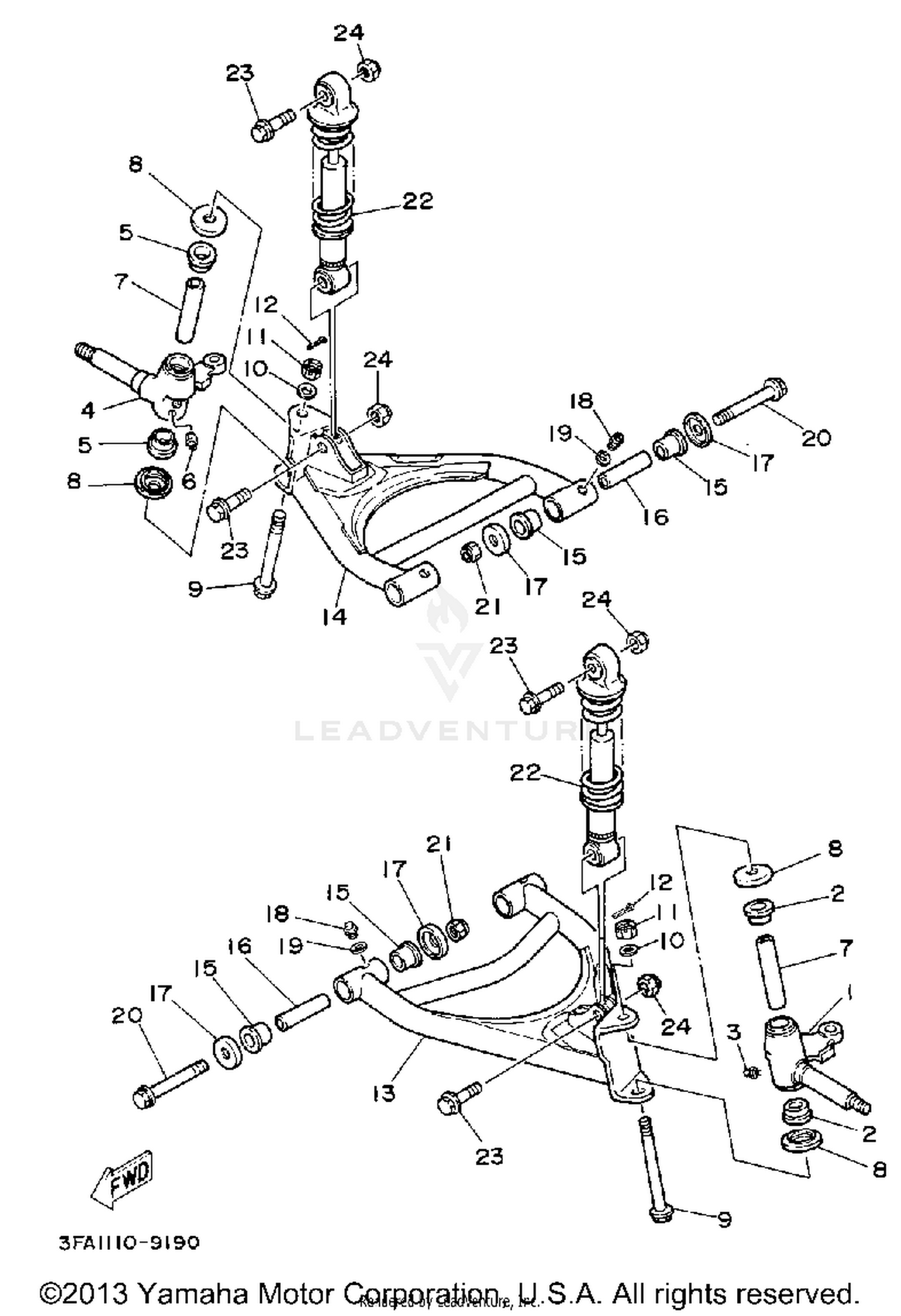 FRONT SUSPENSION-WHEEL