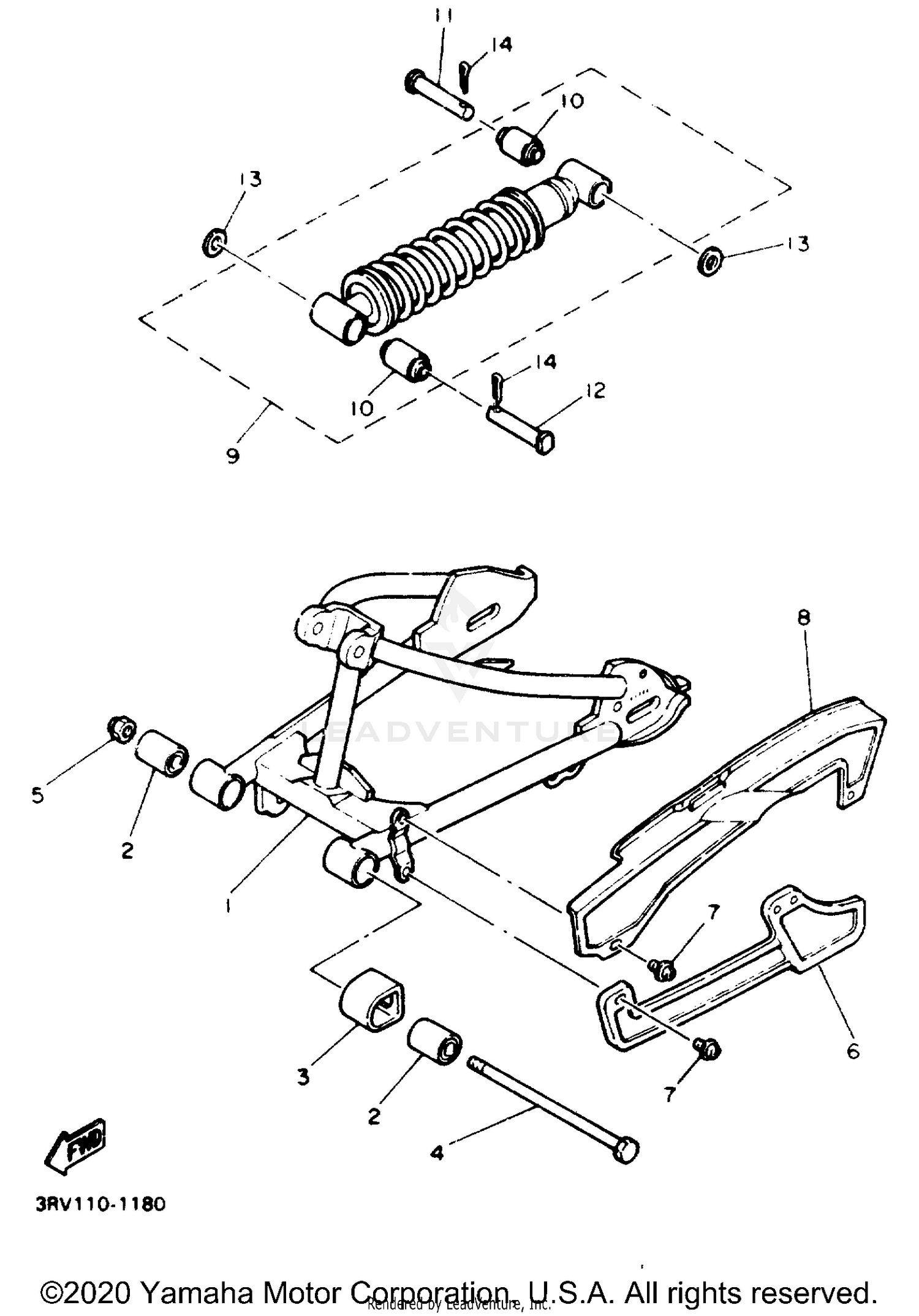 SWING ARM REAR SHOCKS