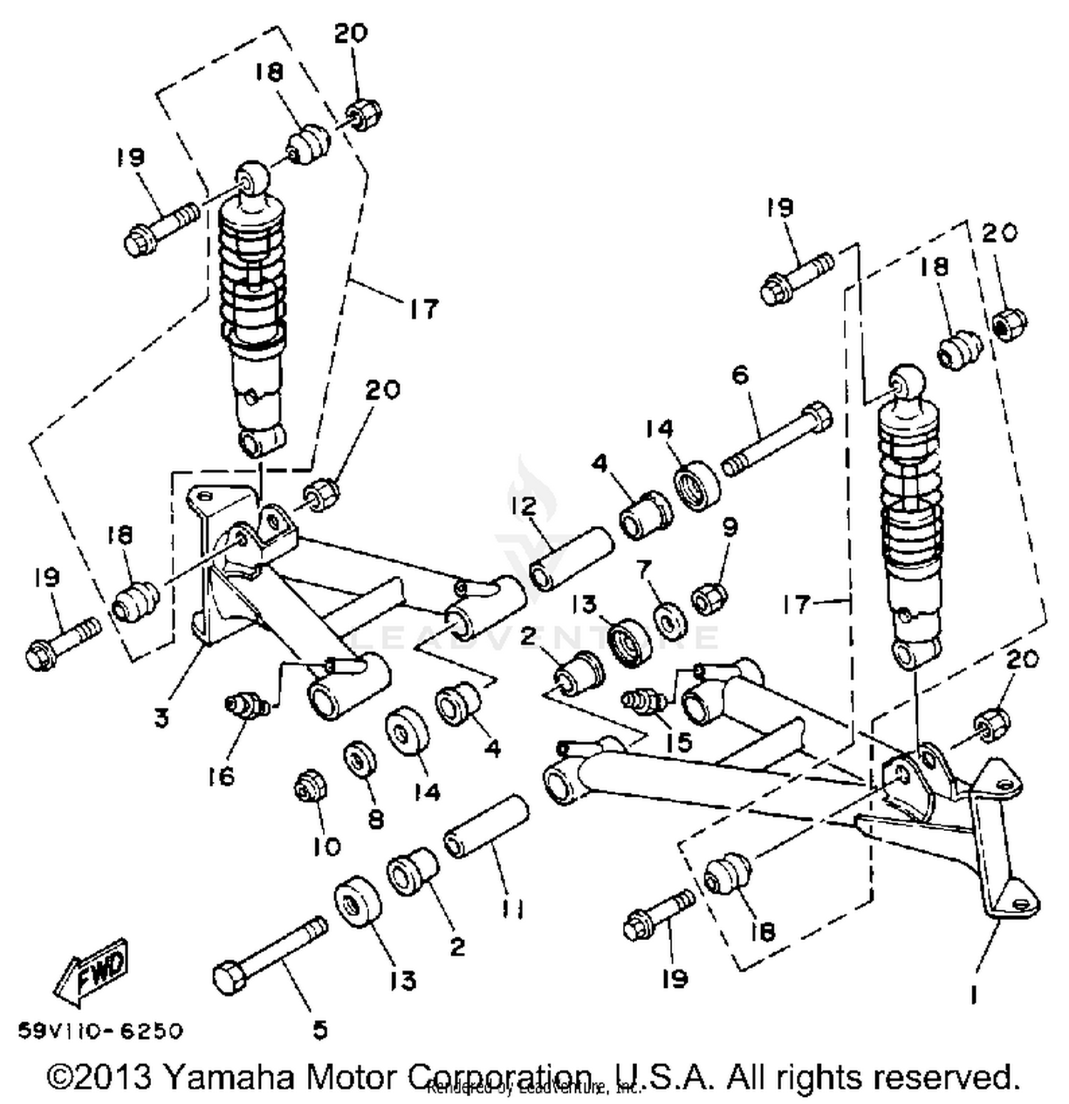 FRONT SUSPENSION-WHEEL