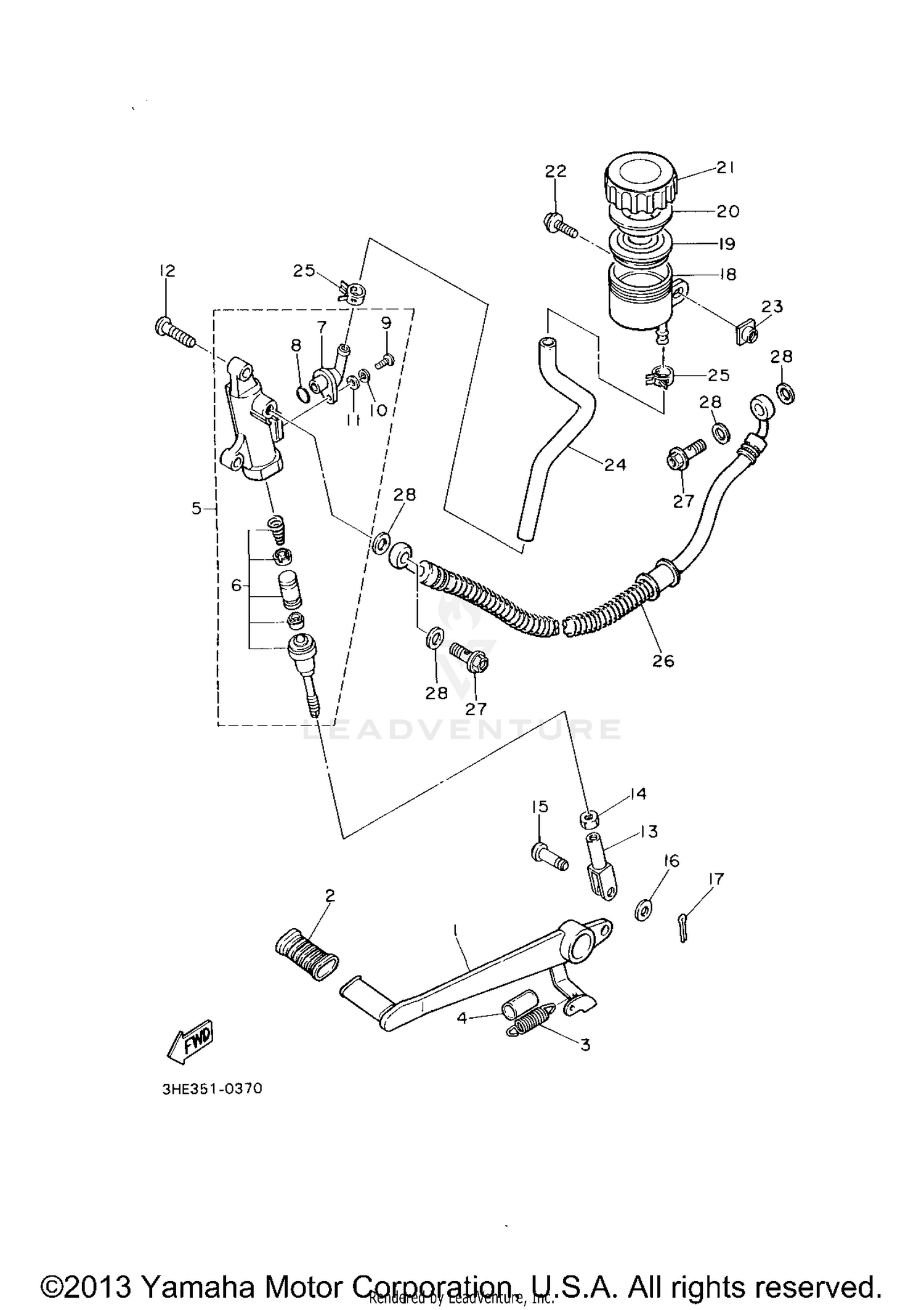 REAR MASTER CYLINDER