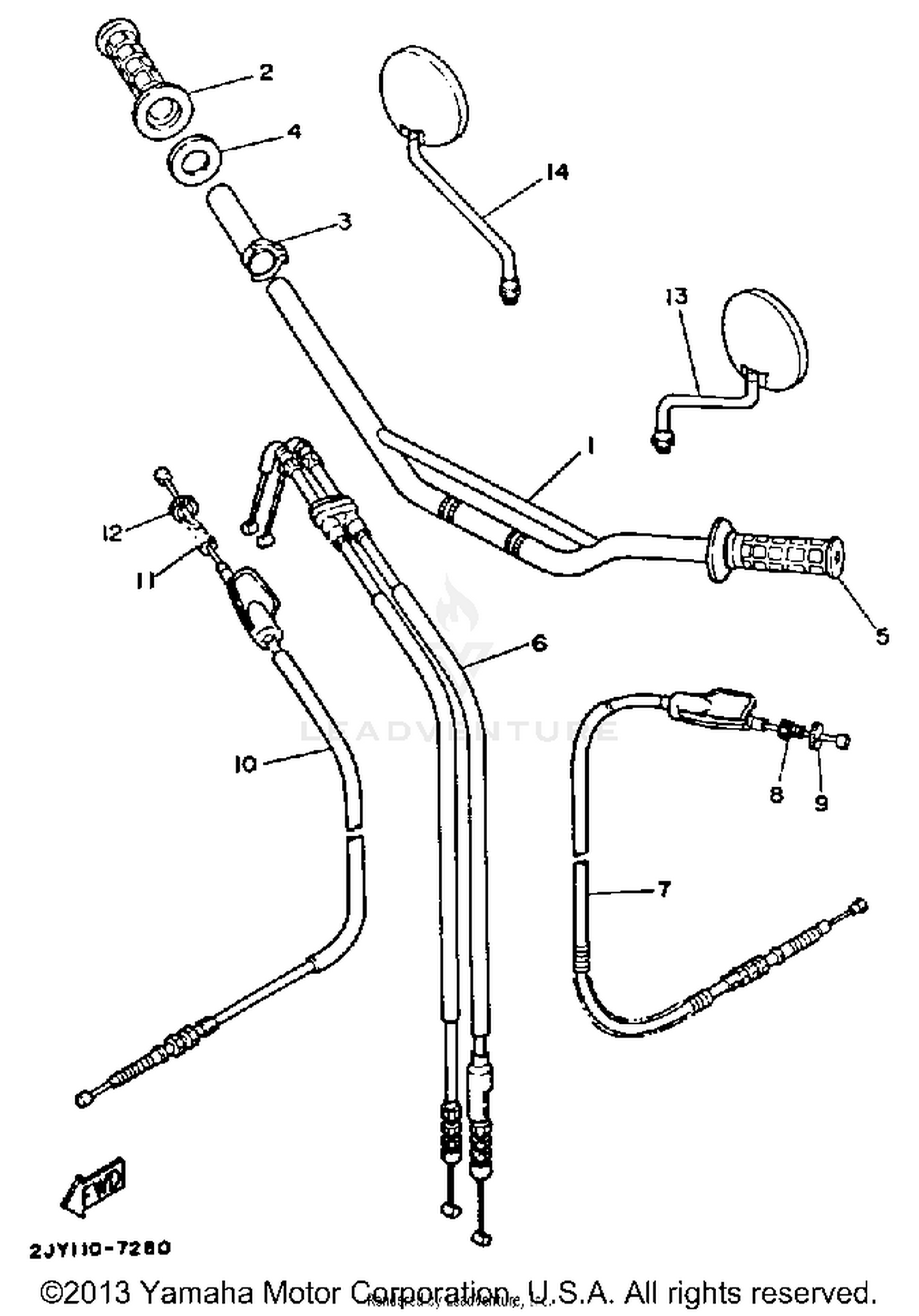 HANDLEBAR CABLE