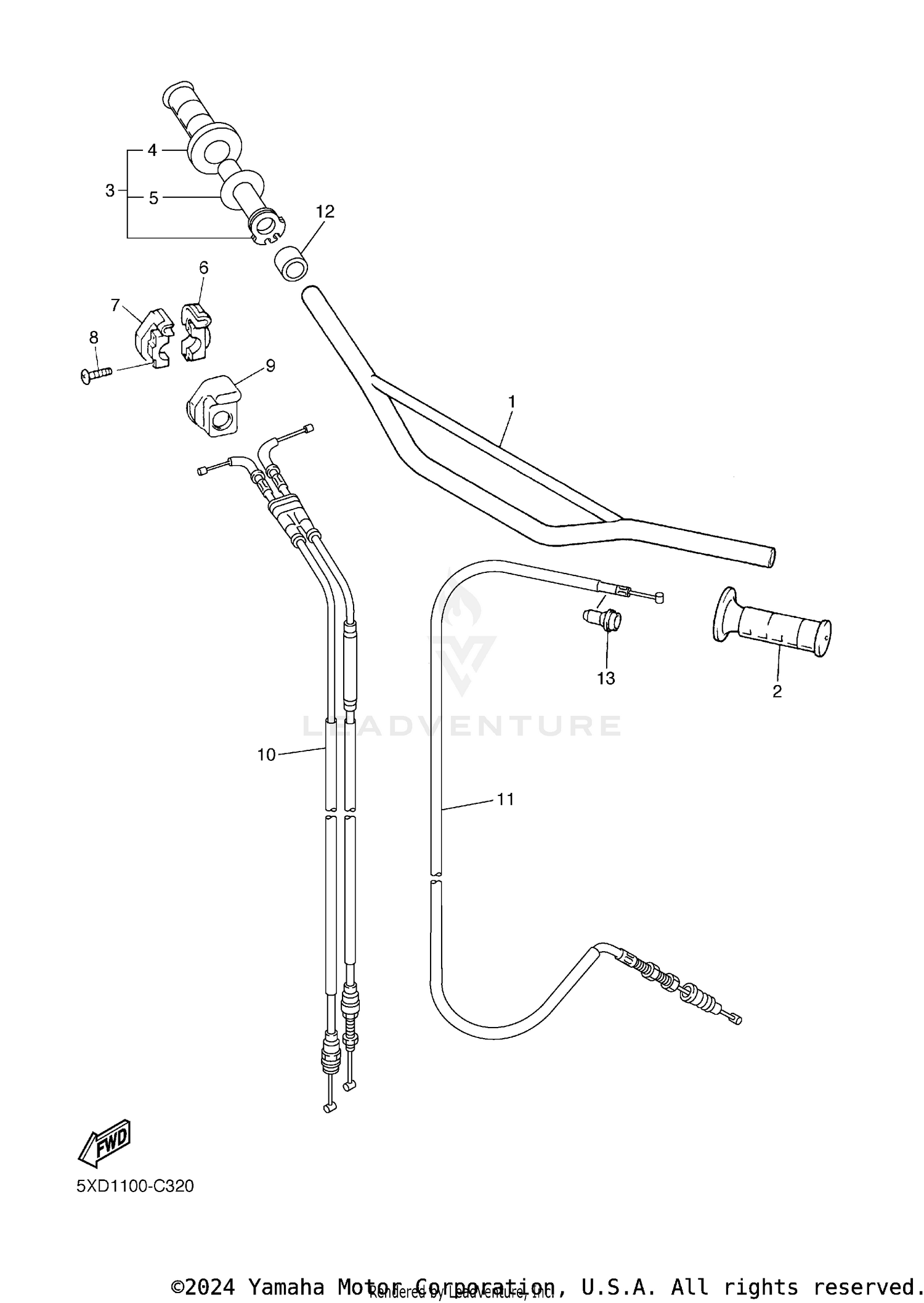 STEERING HANDLE & CABLE