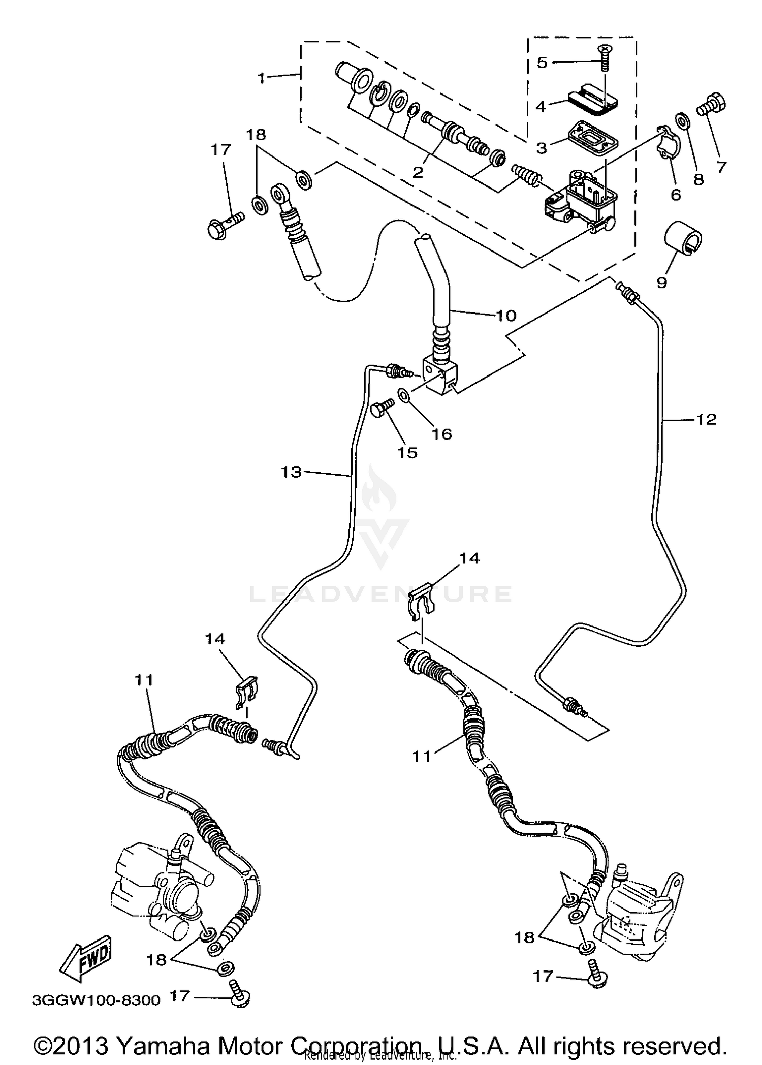 FRONT MASTER CYLINDER