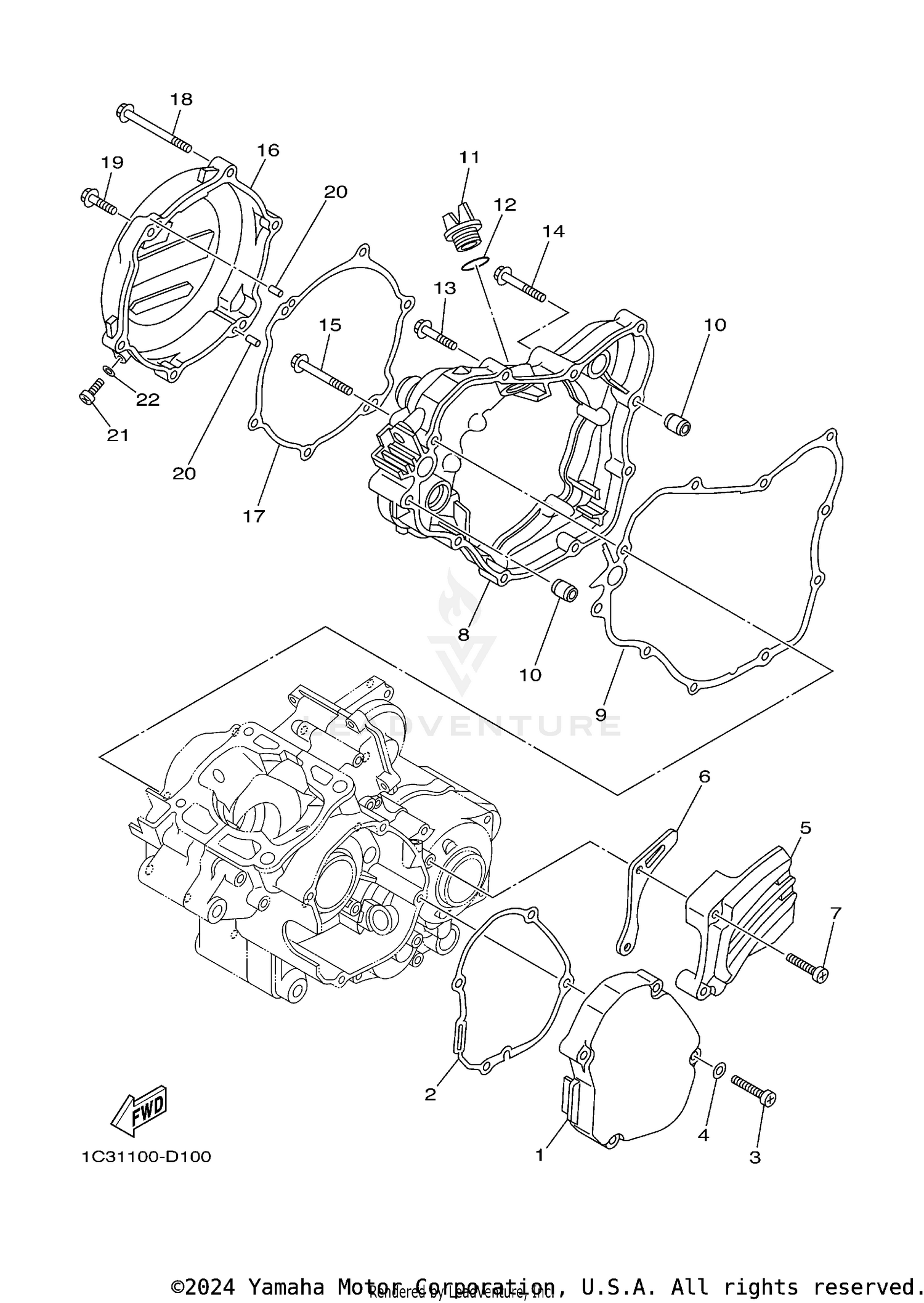 CRANKCASE COVER 1