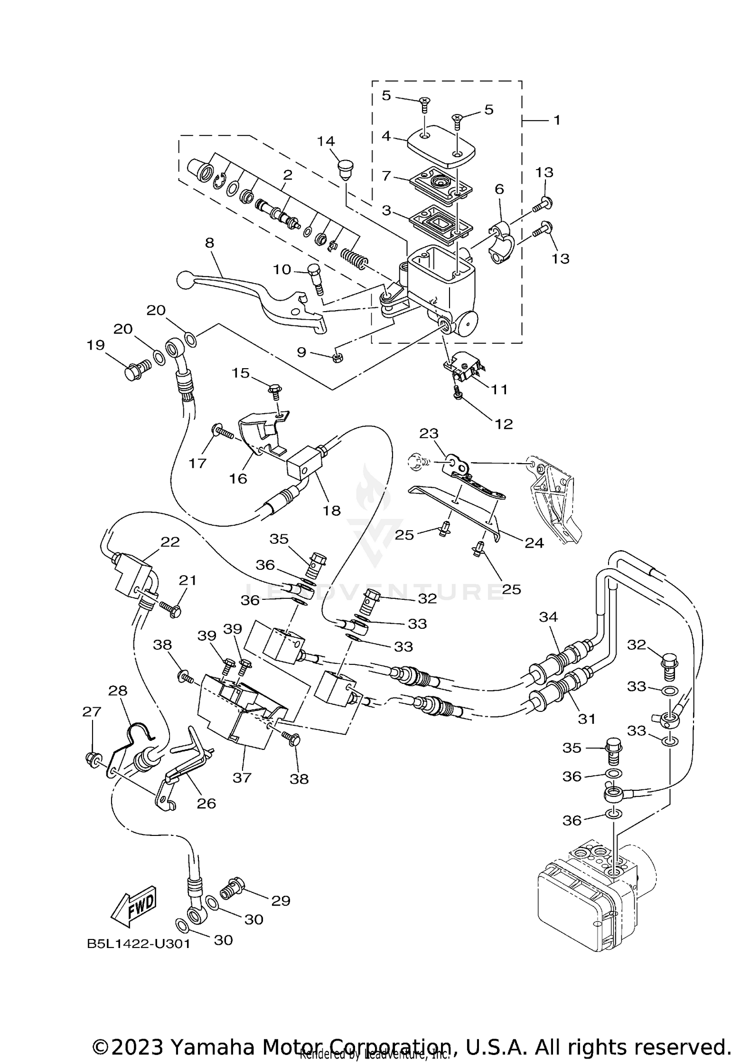 FRONT MASTER CYLINDER