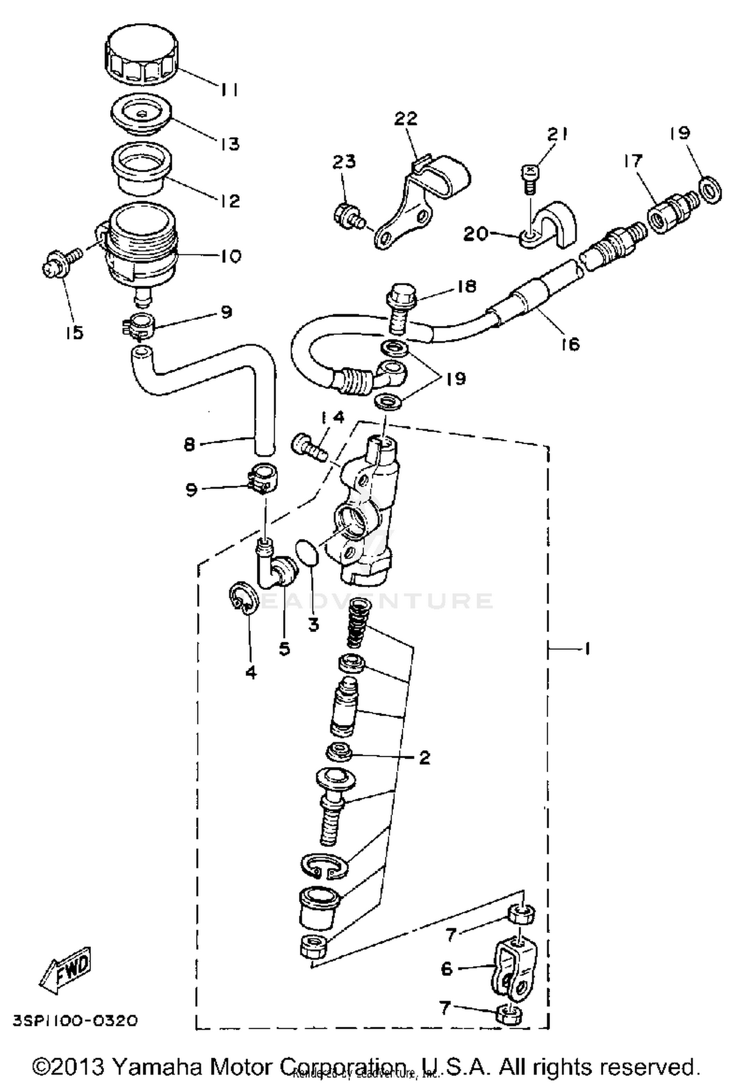 REAR MASTER CYLINDER