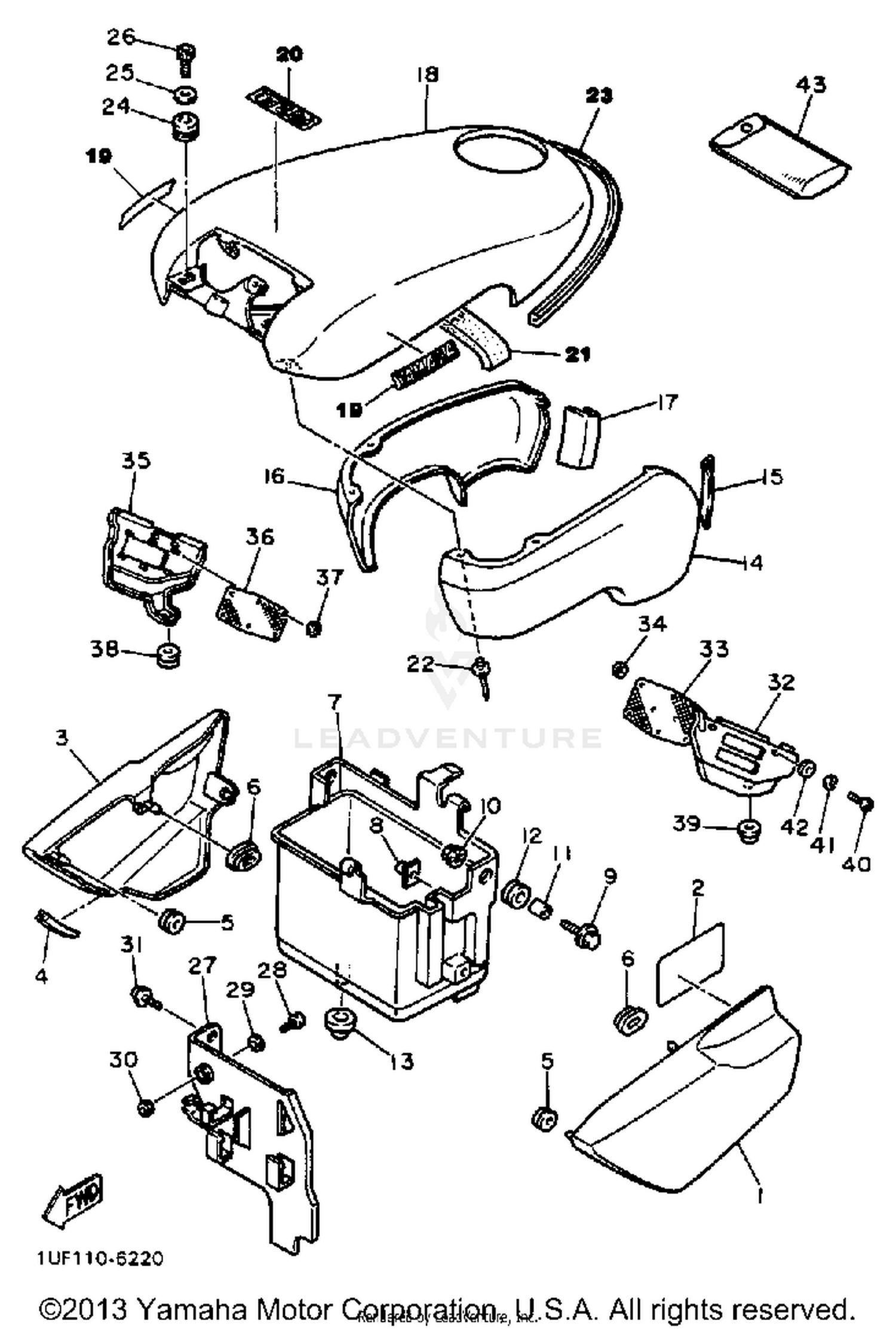 SIDE COVER NON CALIFORNIA MODEL
