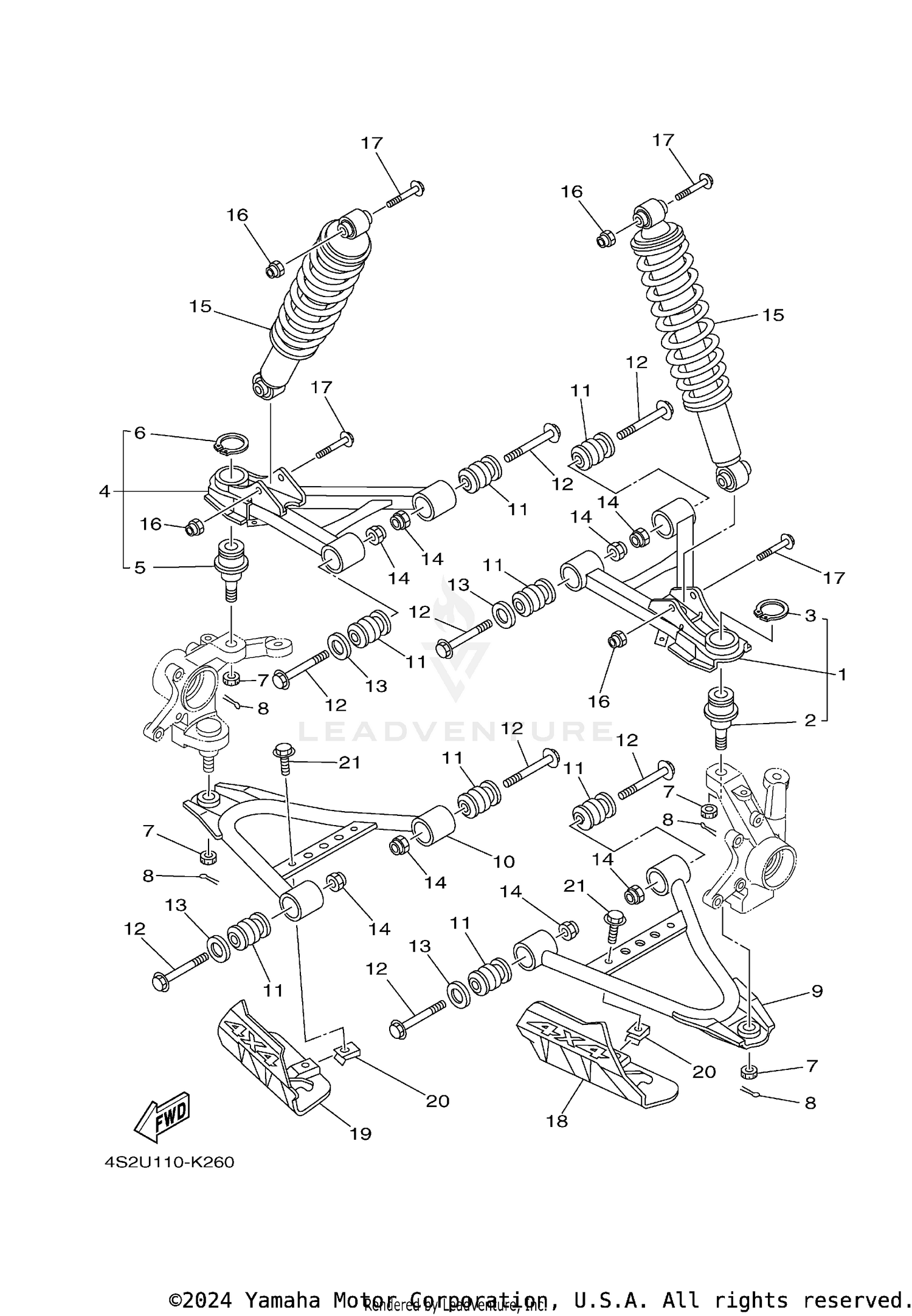 FRONT SUSPENSION WHEEL