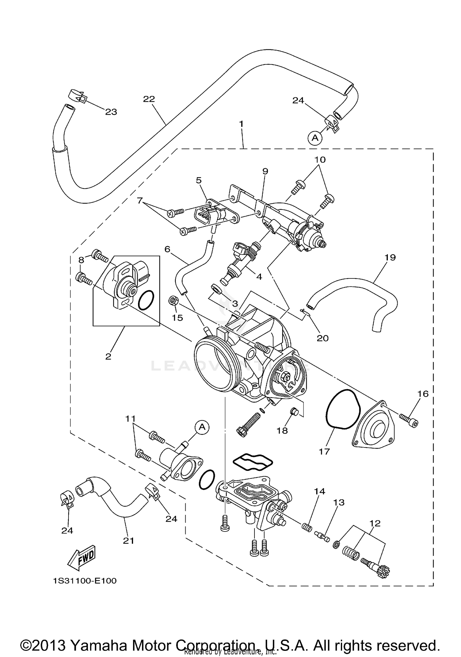 THROTTLE BODY ASSY 1