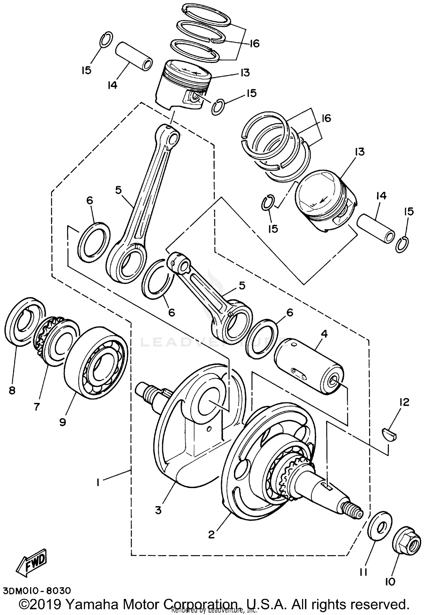 CRANKSHAFT PISTON
