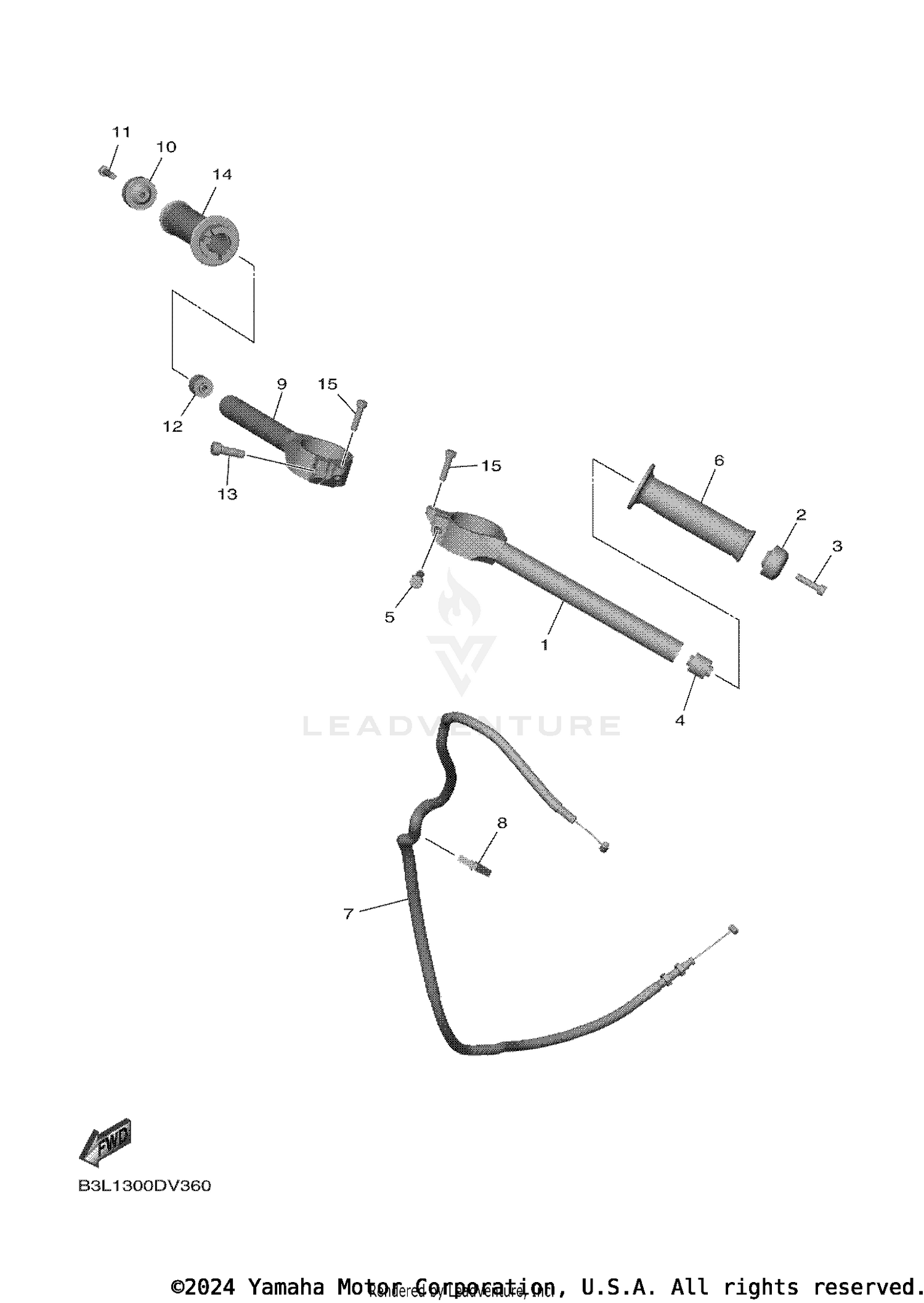 STEERING HANDLE & CABLE