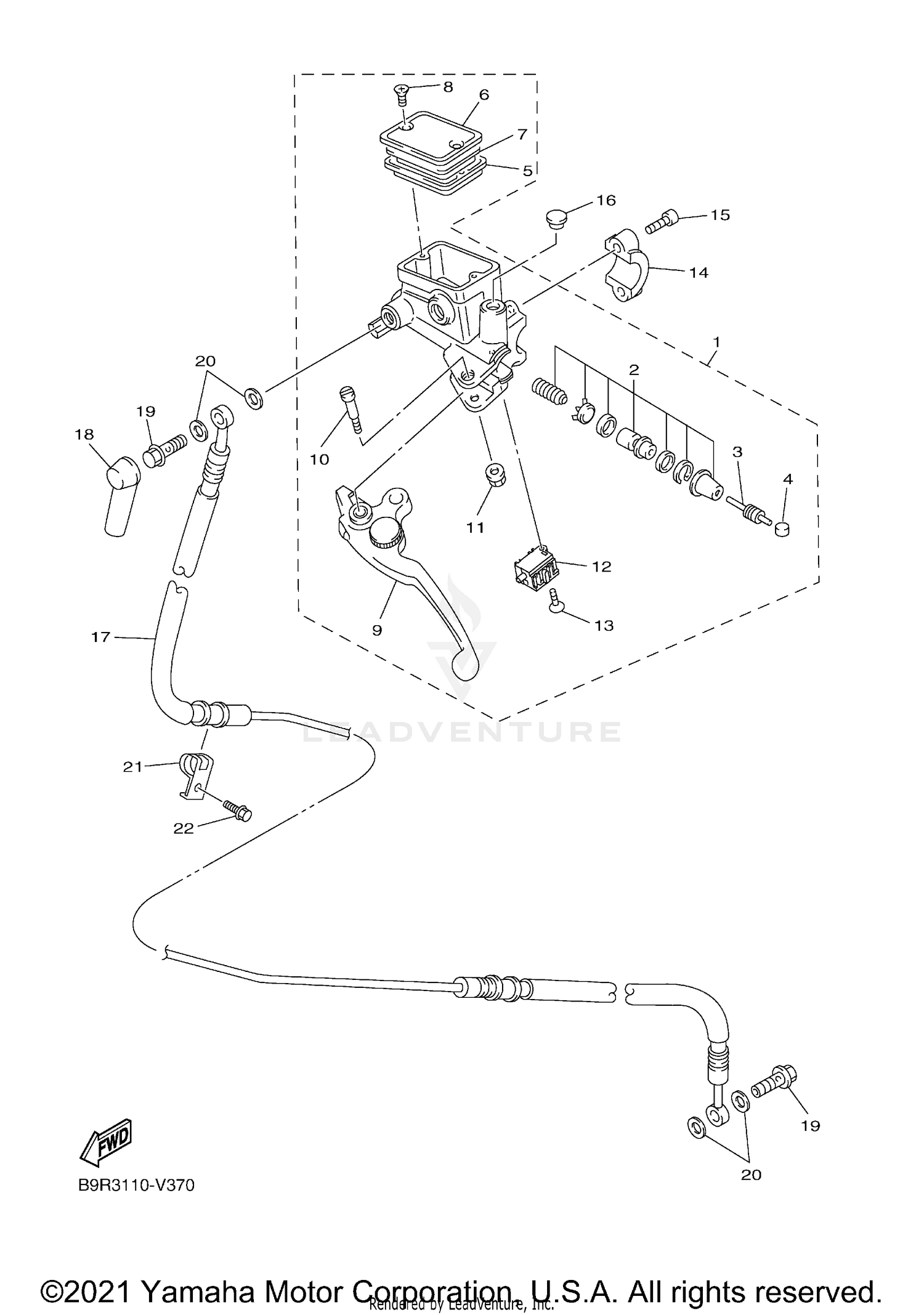 FRONT MASTER CYLINDER 2