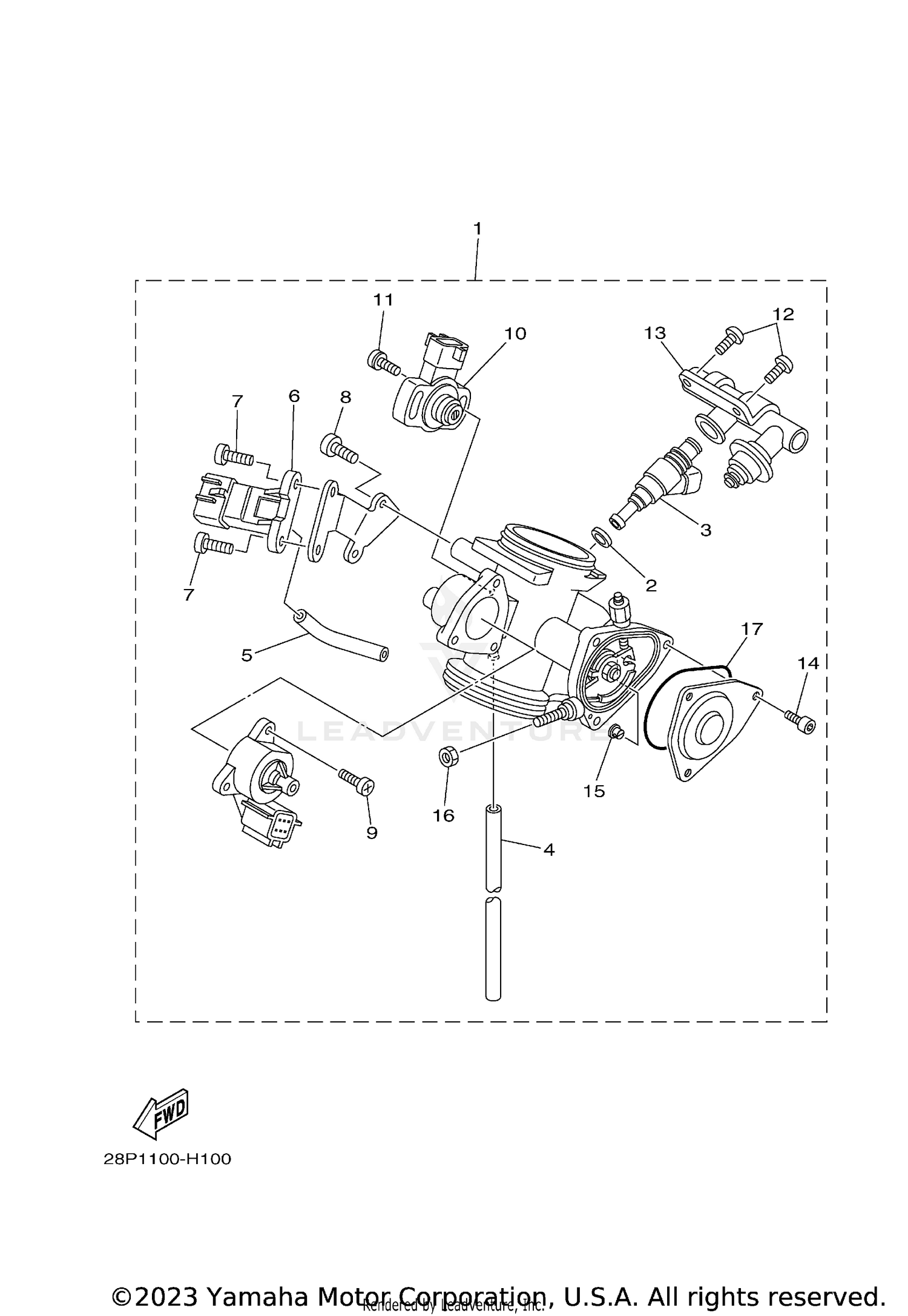 THROTTLE BODY ASSY 1