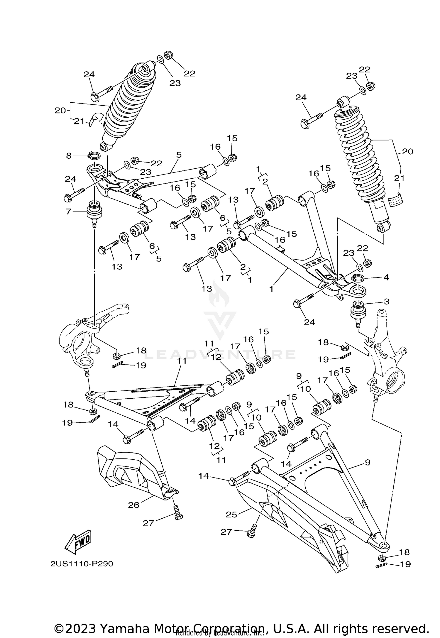 FRONT SUSPENSION WHEEL
