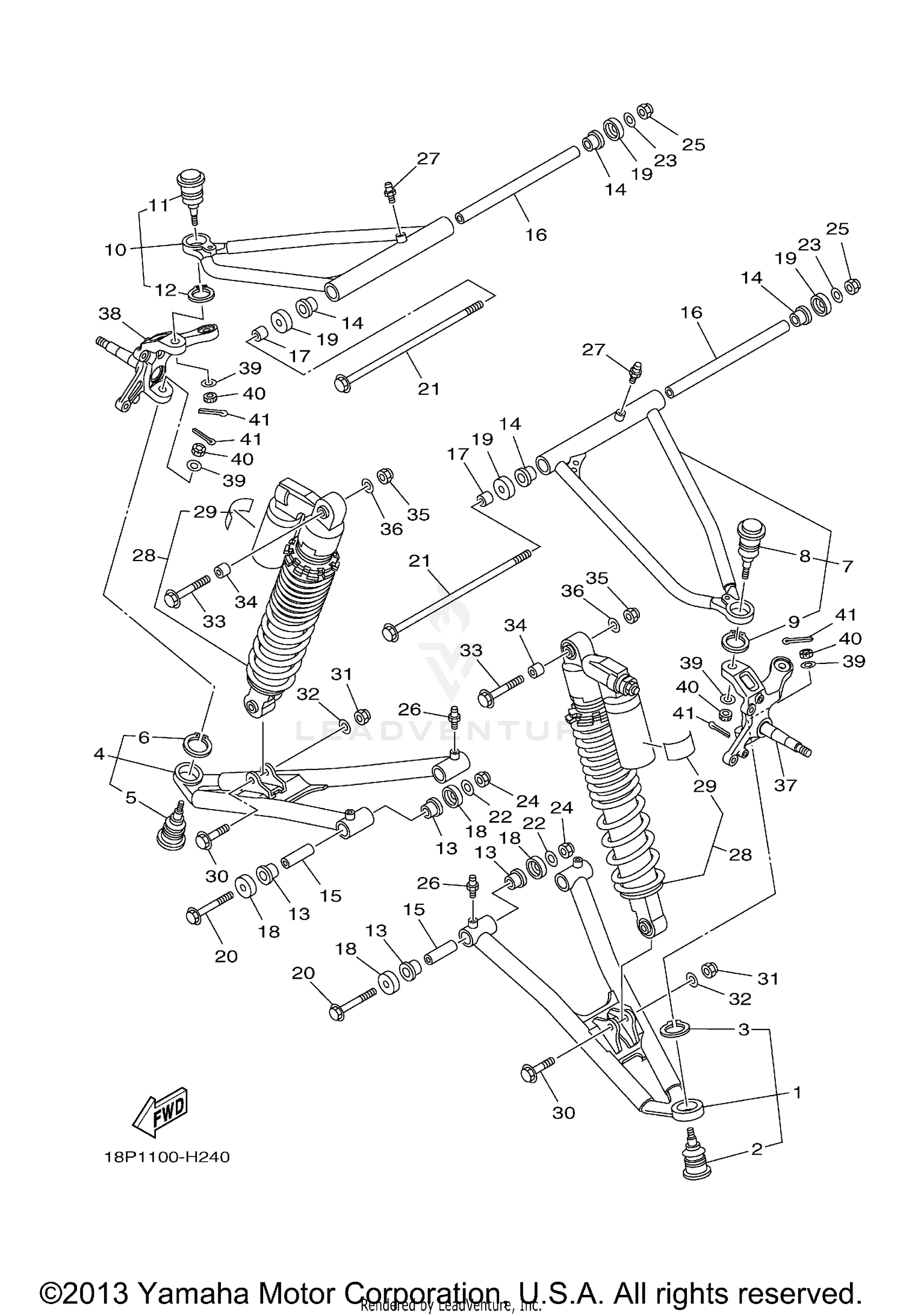 FRONT SUSPENSION WHEEL