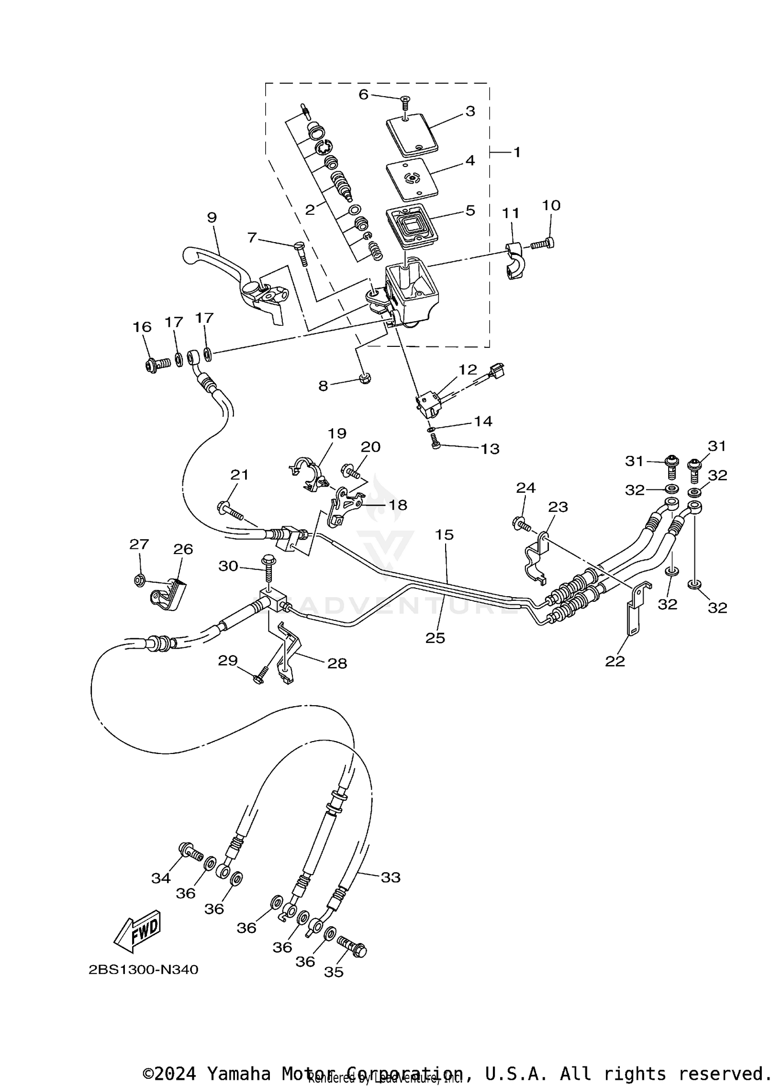 FRONT MASTER CYLINDER