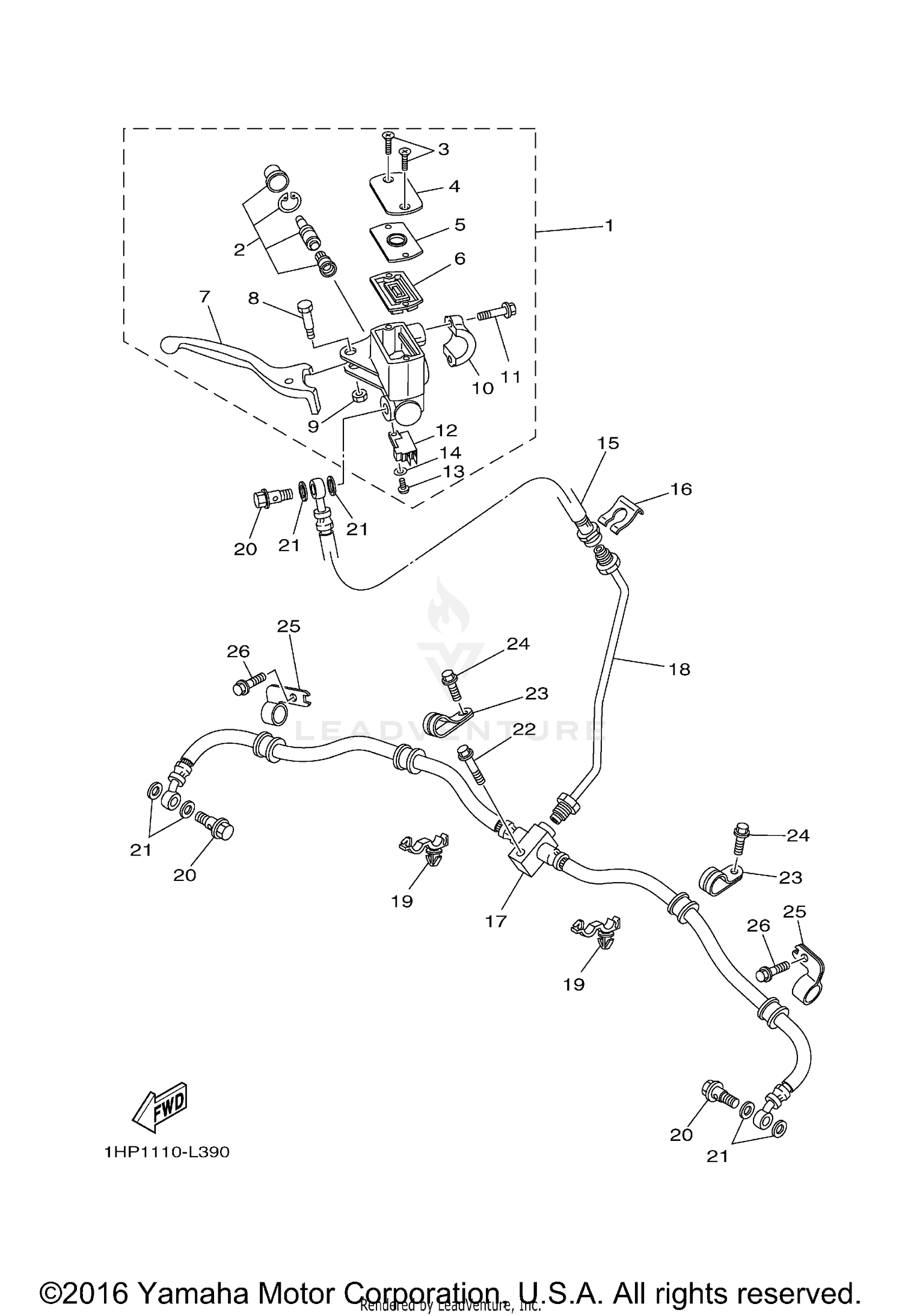 FRONT MASTER CYLINDER
