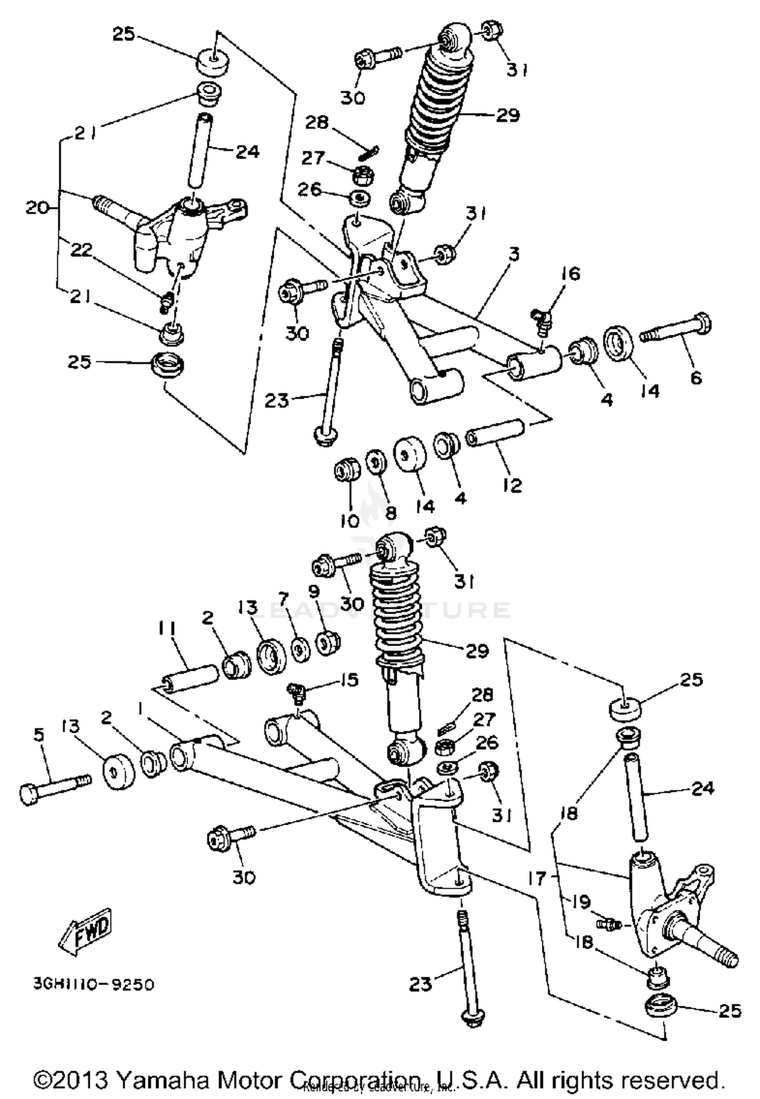 FRONT SUSPENSION-WHEEL