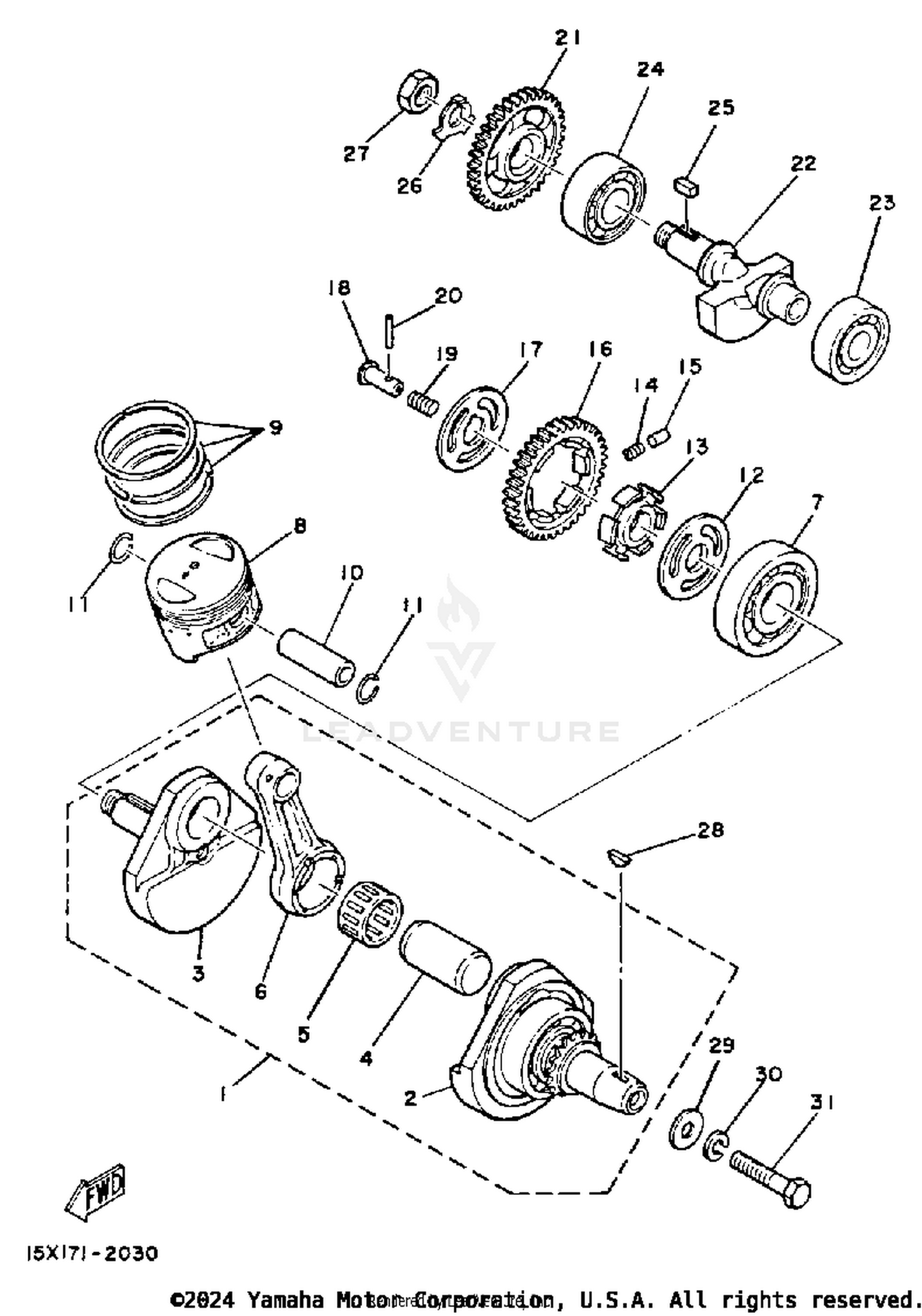 CRANKSHAFT PISTON