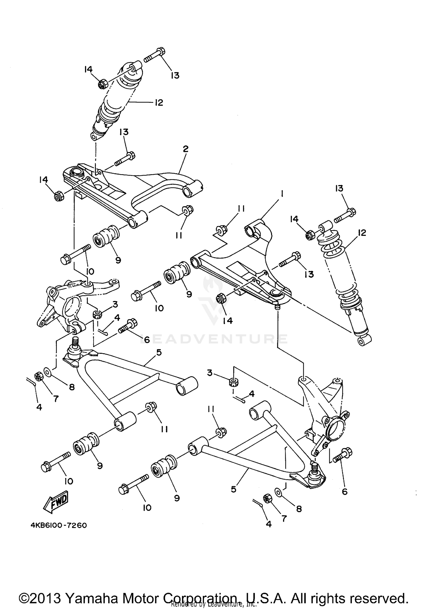 FRONT SUSPENSION WHEEL