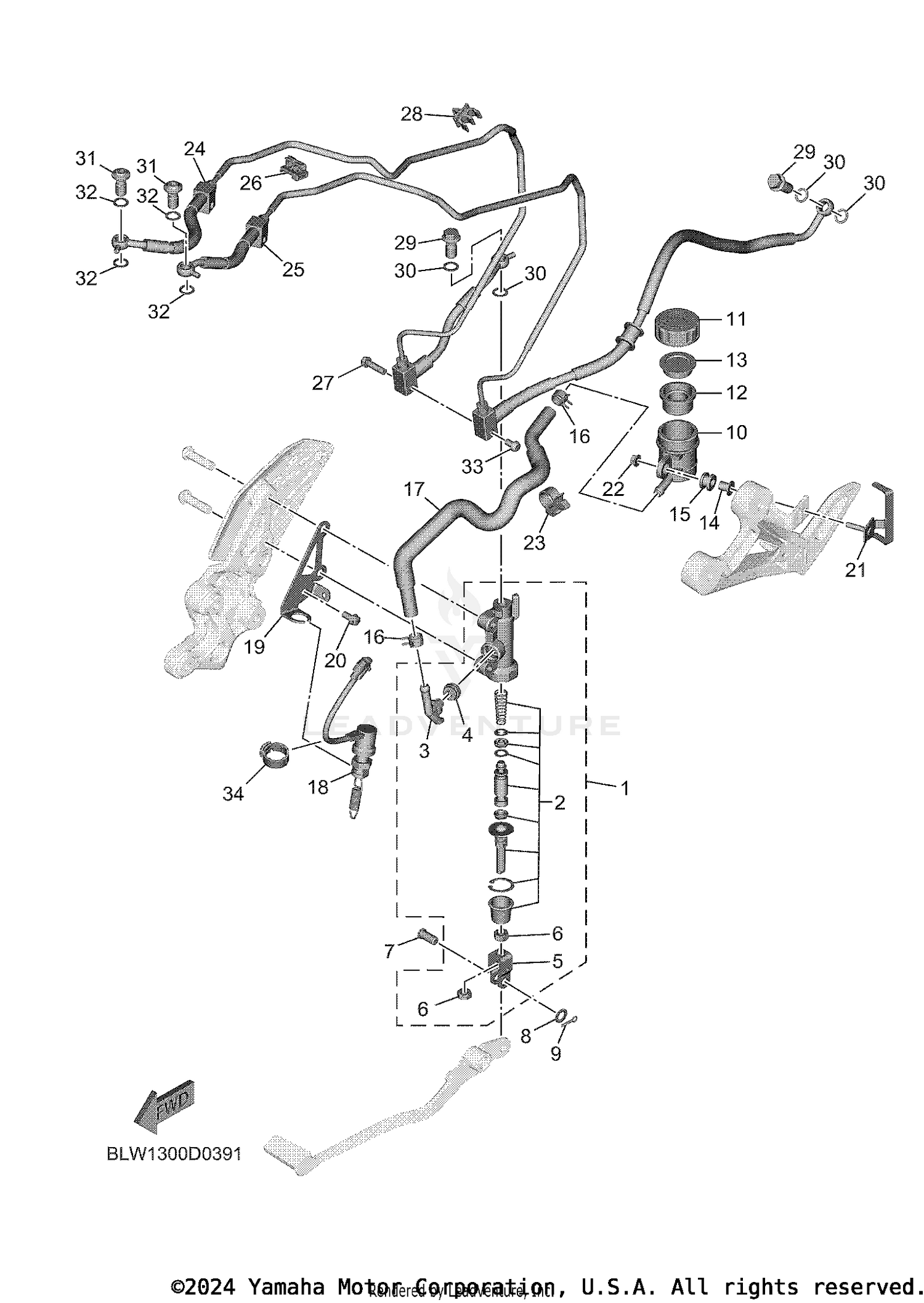 REAR MASTER CYLINDER
