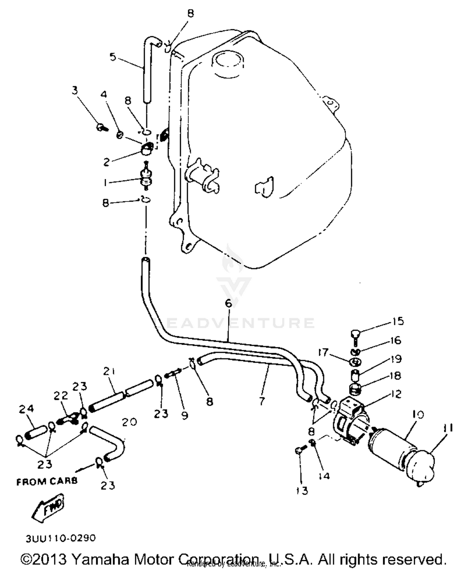 FUEL TANK (CALIFORNIA ONLY)