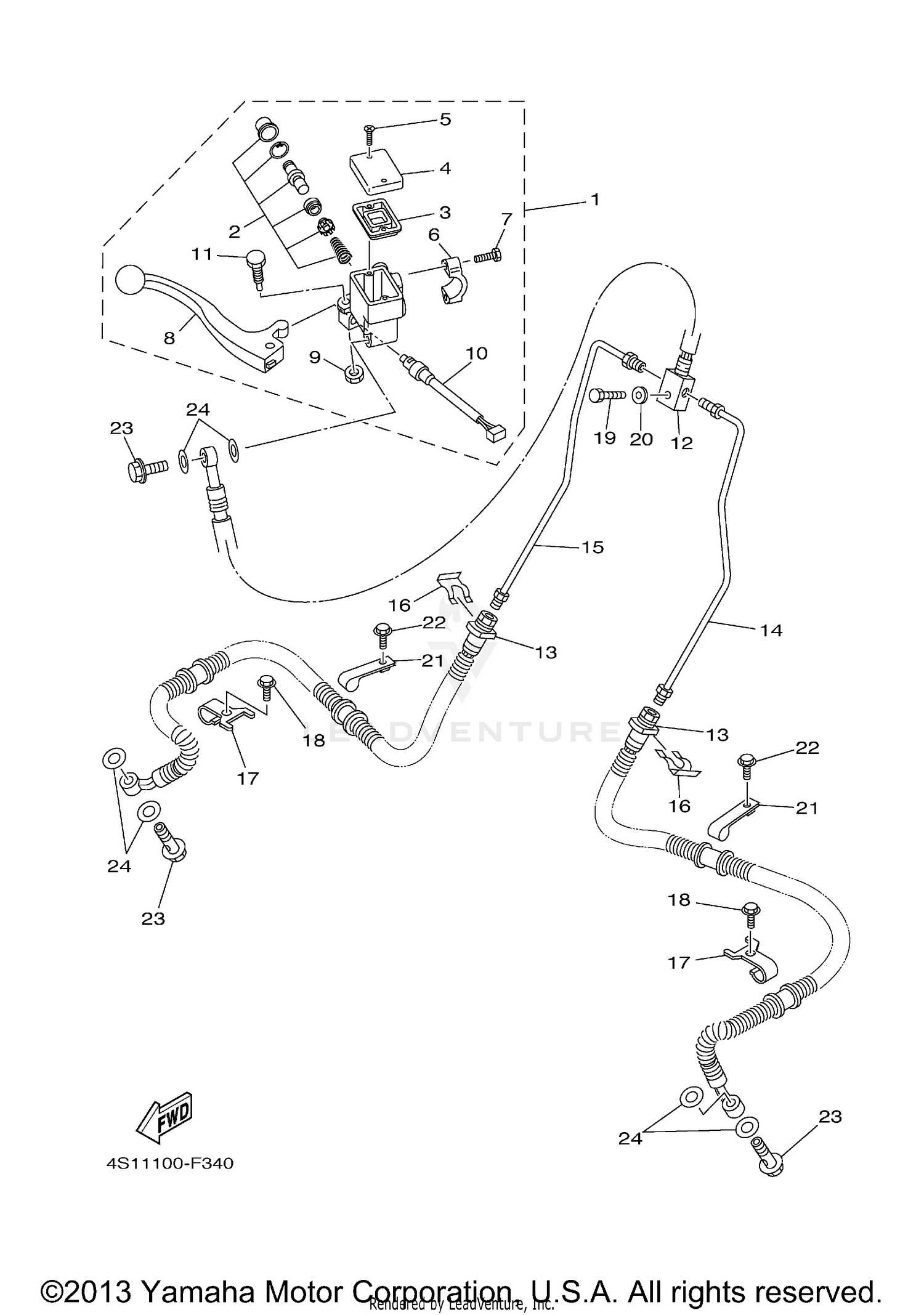 FRONT MASTER CYLINDER