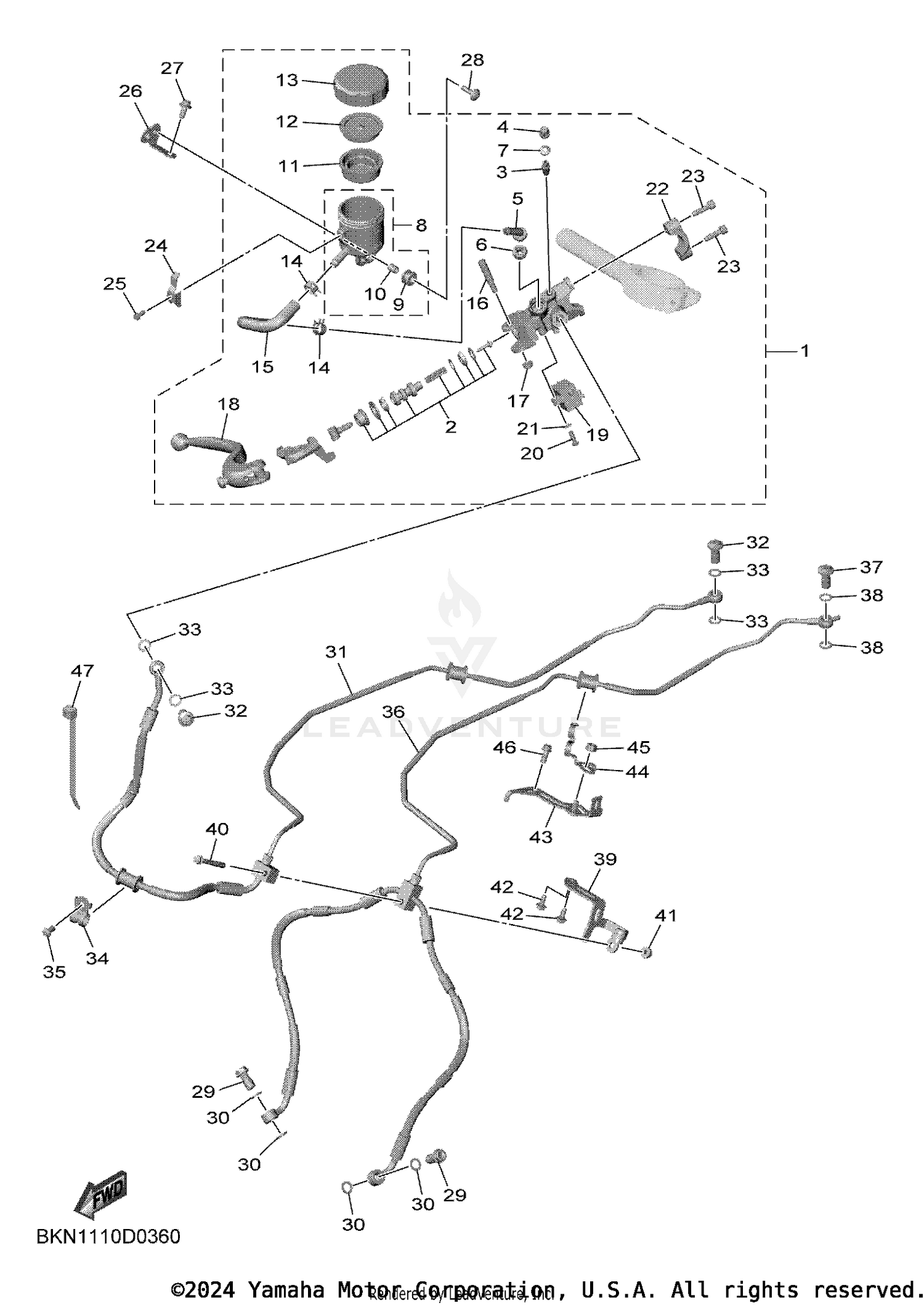 FRONT MASTER CYLINDER