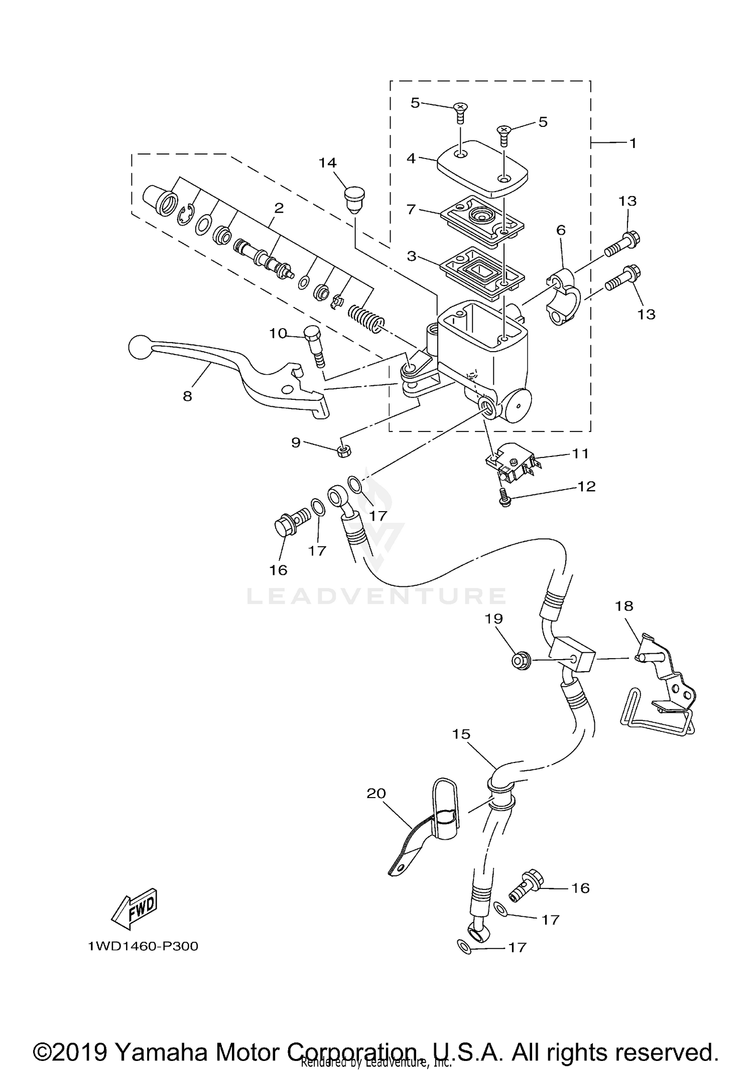 FRONT MASTER CYLINDER
