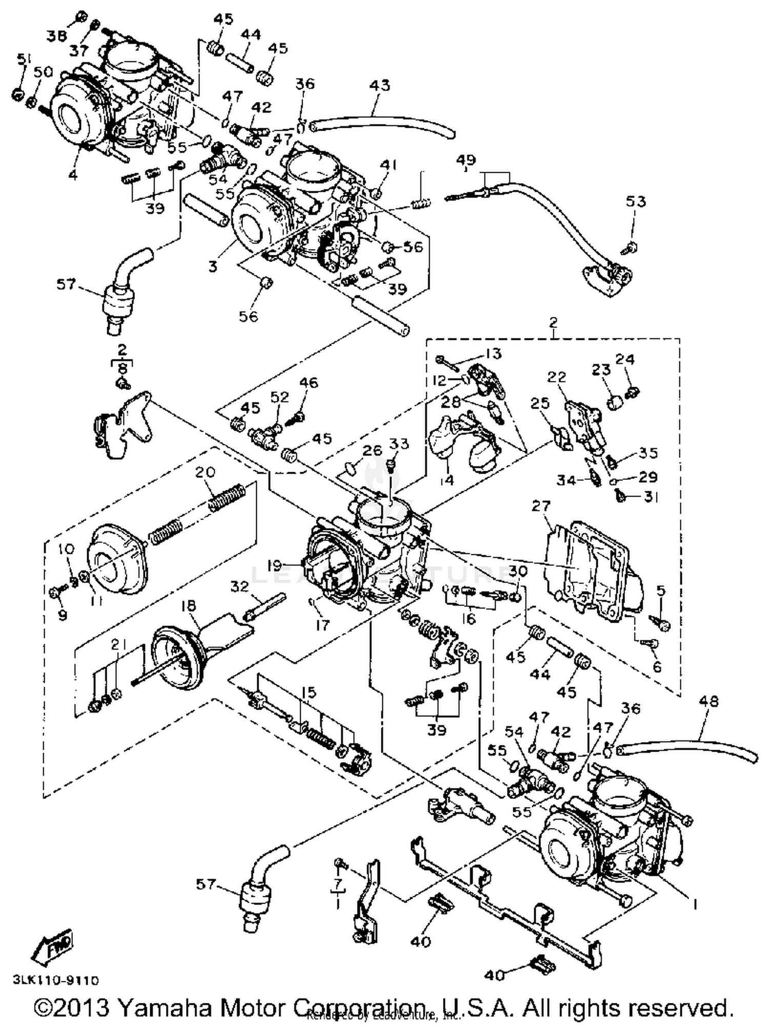 CARBURETOR CALIFORNIA MODEL ONLY
