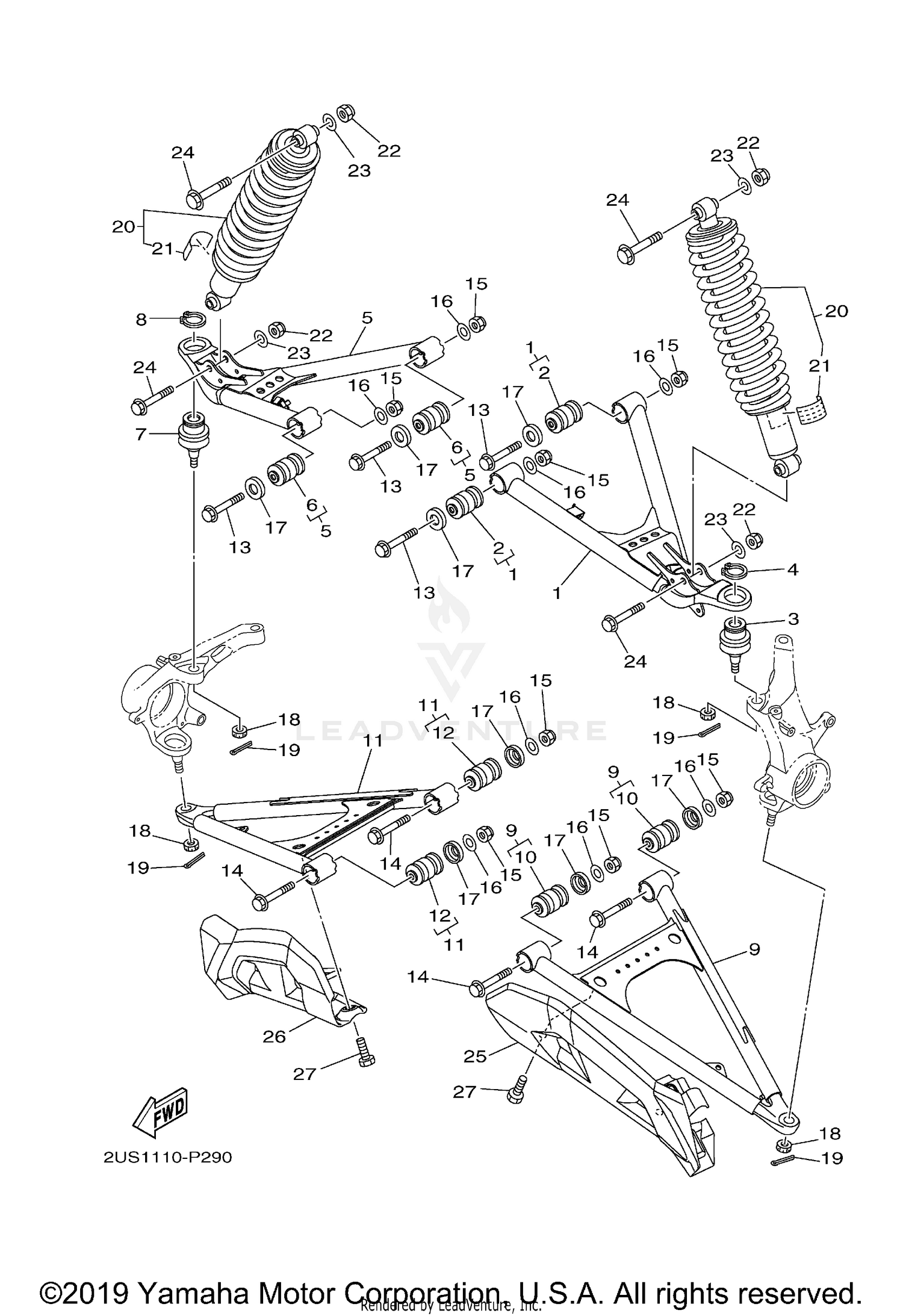 FRONT SUSPENSION WHEEL